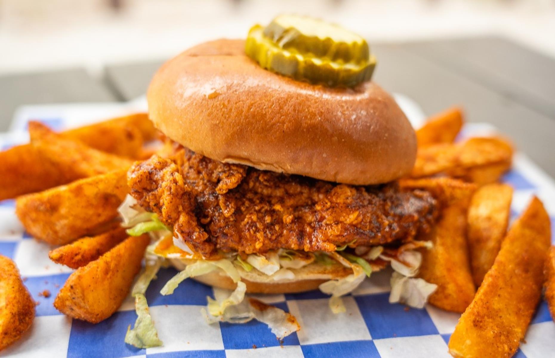 34. Fried chicken sandwich, Royals Hot Chicken, Louisville, Kentucky