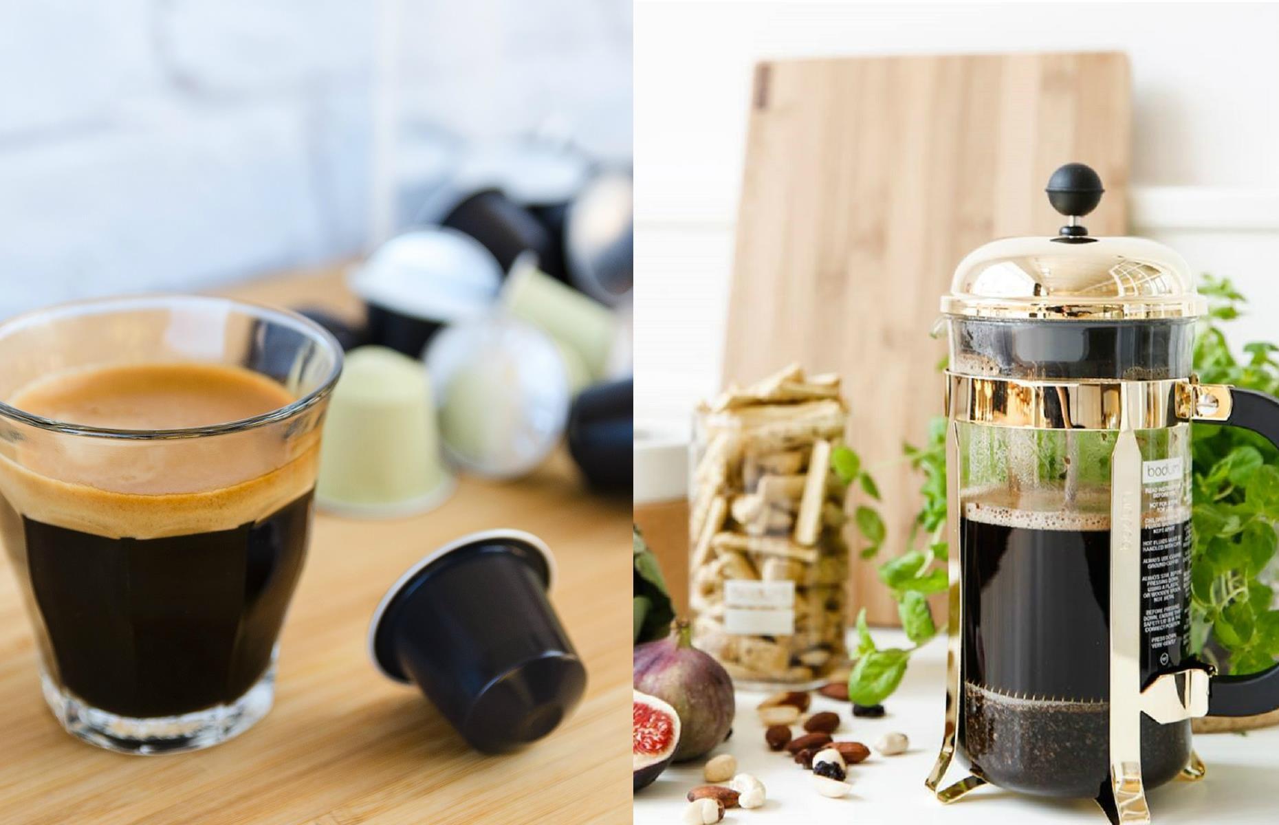 Swap a pod coffee machine for a cafetière  