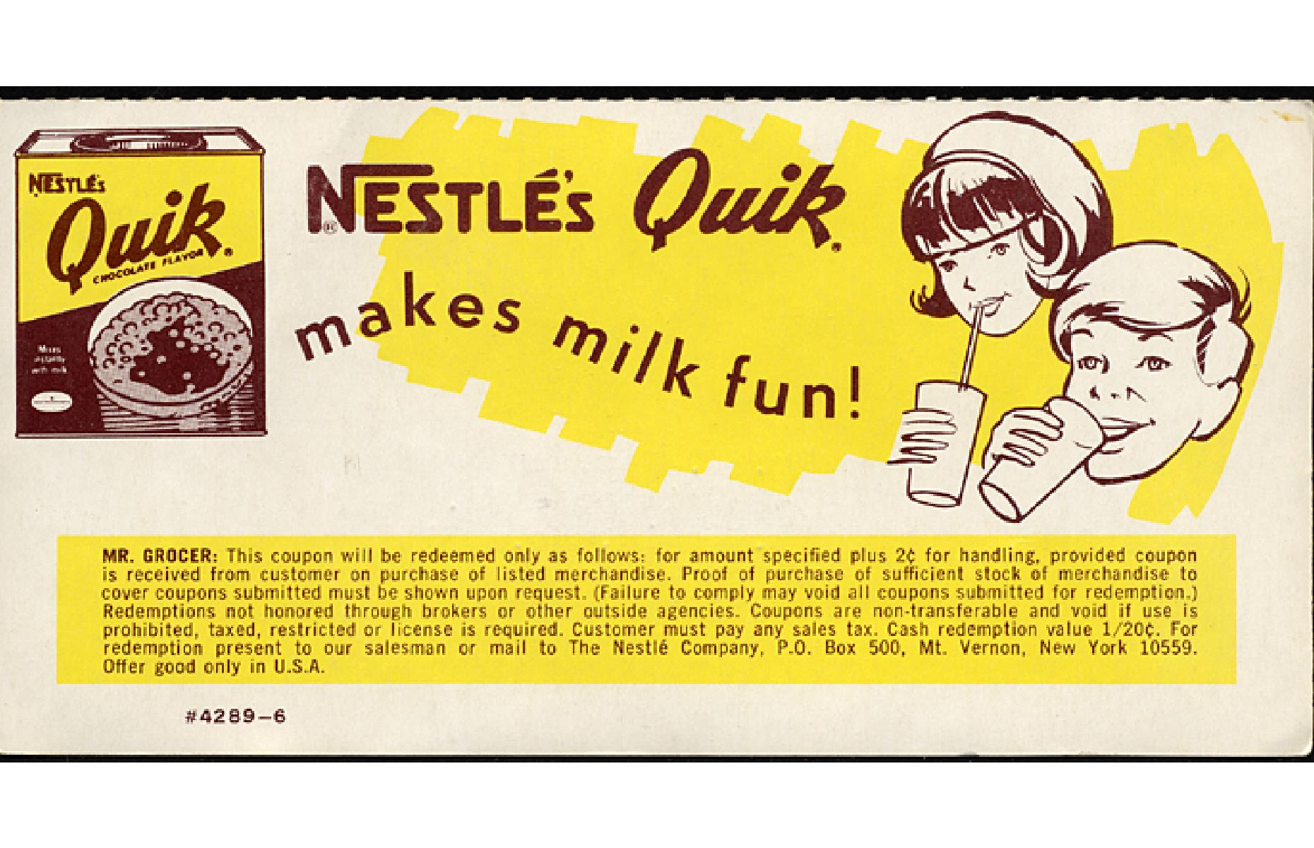 1940s: Nestlé Quik