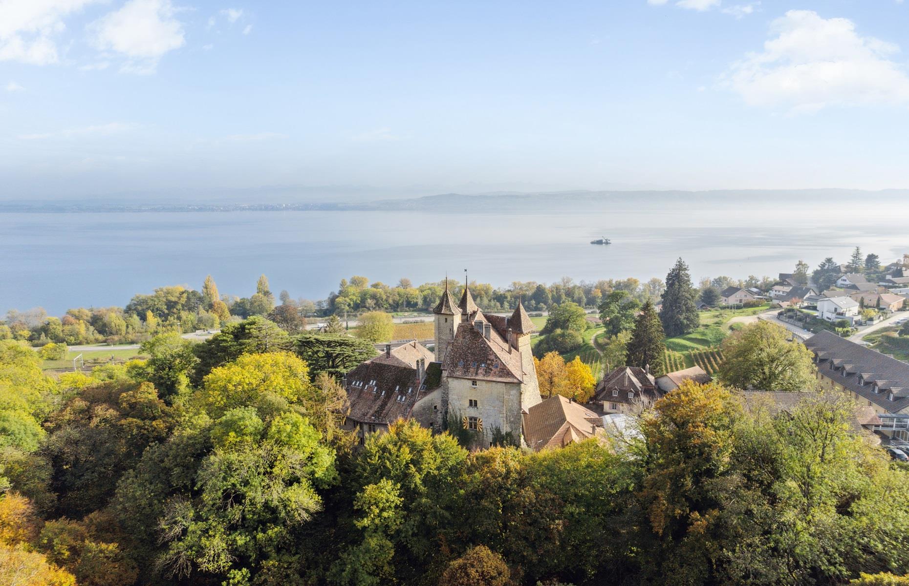 Le Château de Vaumarcus, Neuchatel, Switzerland