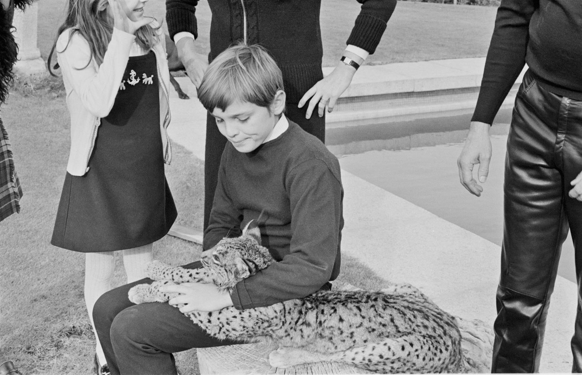 1967: Miguel Bosé and the leopard
