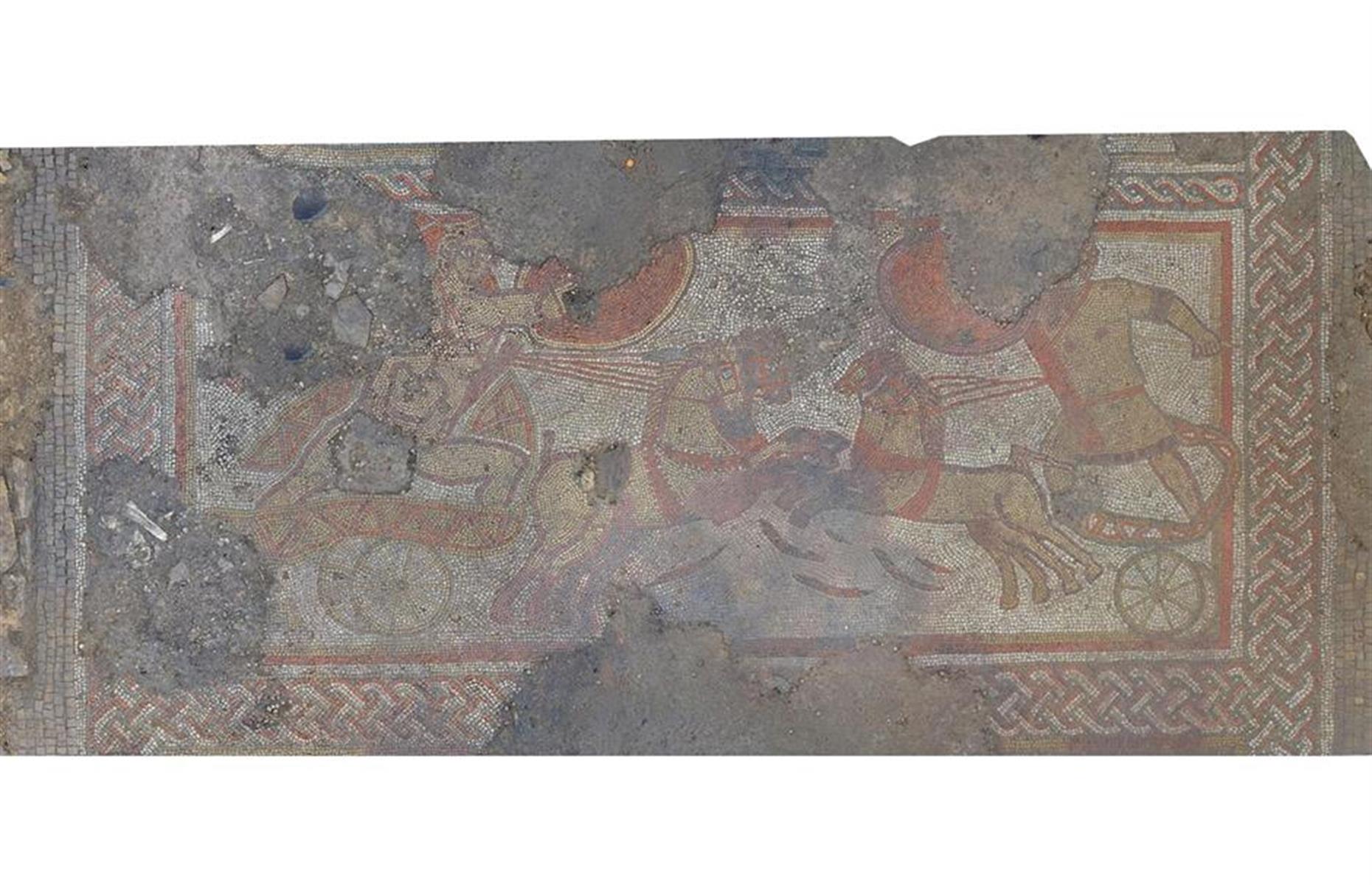 Römisches Mosaik, England