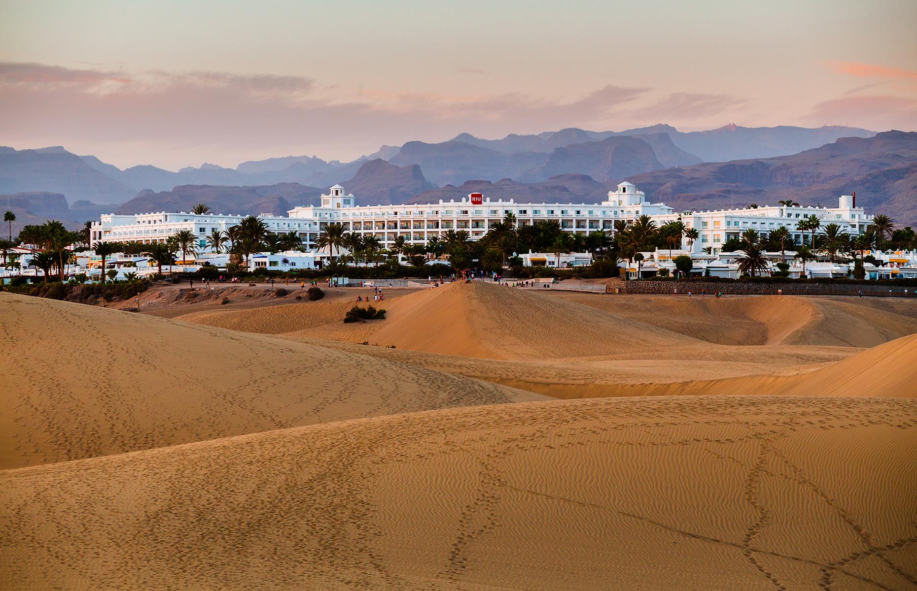 Maspalomas Dunes recover in Gran Canaria, Spain