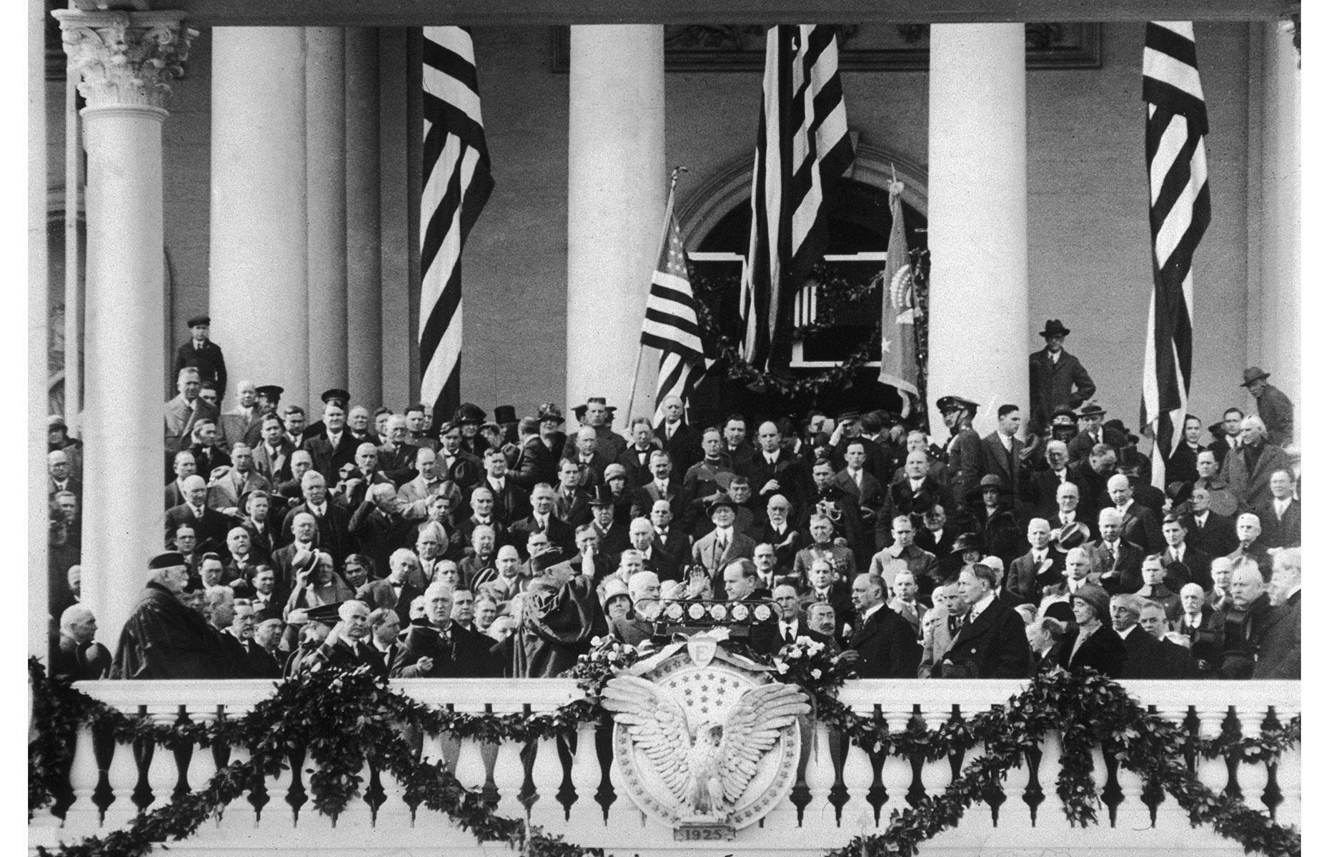 1924: Calvin Coolidge is elected