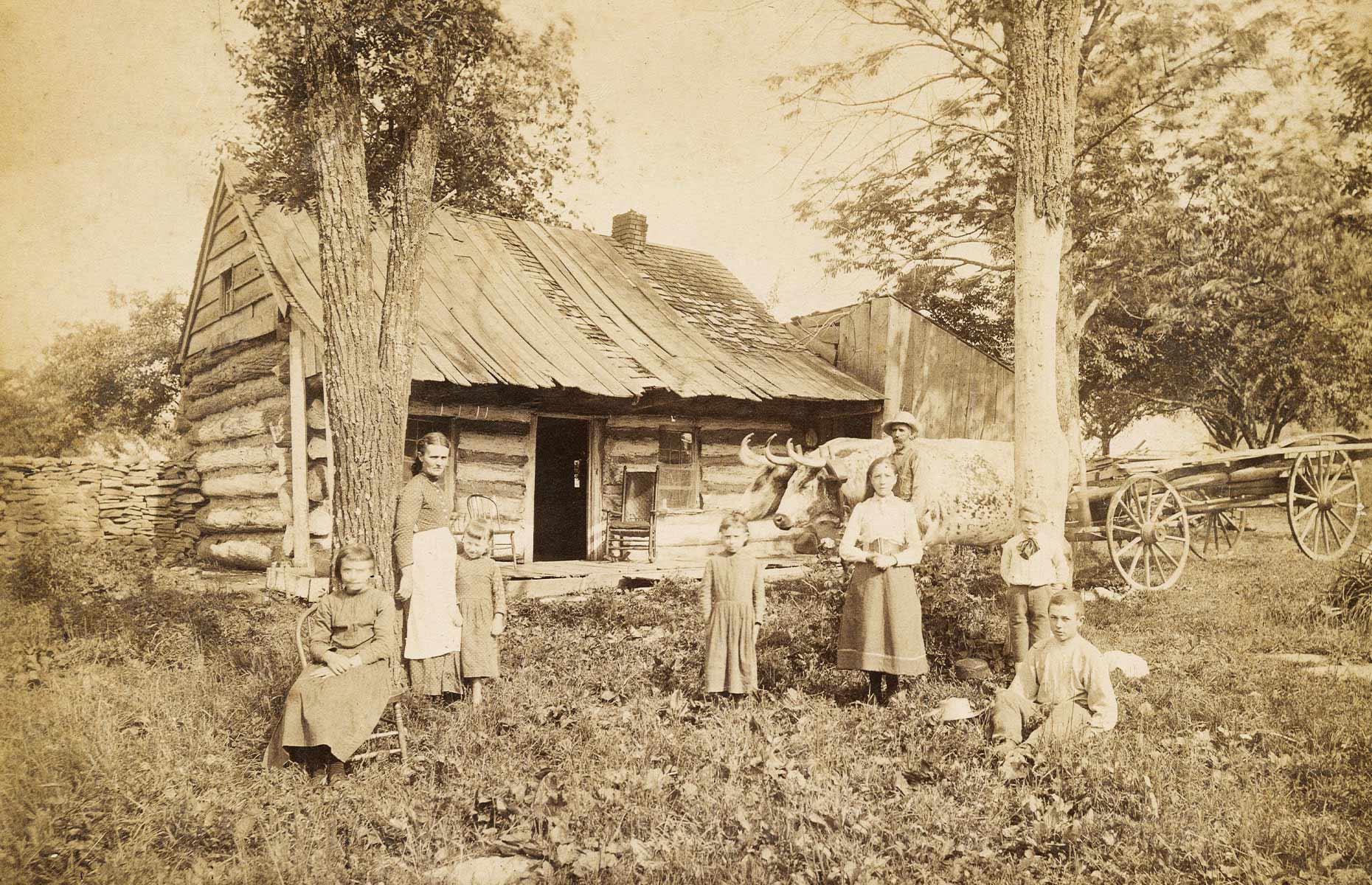 1890: Pequeña finca rural en Binghamton