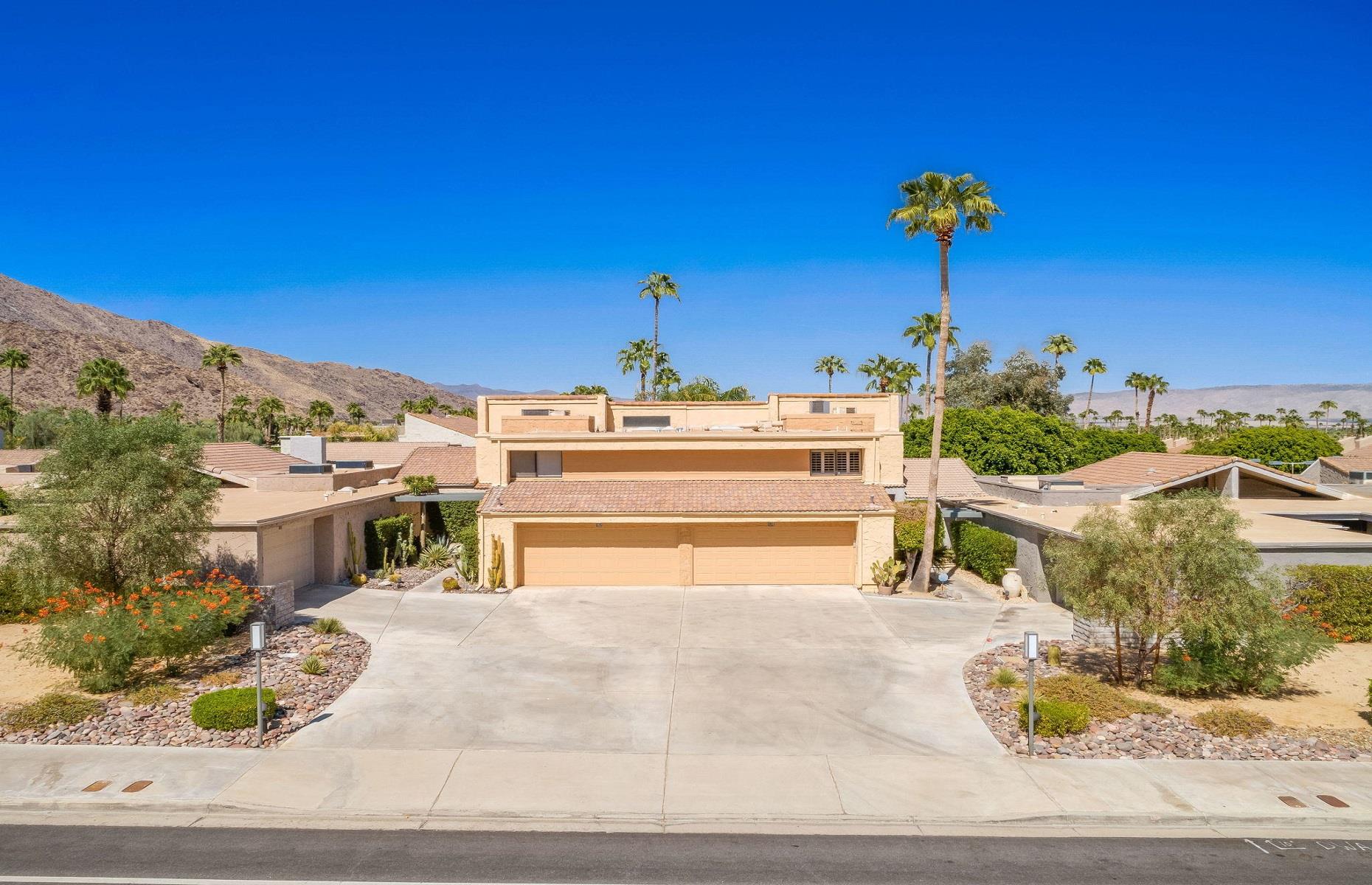 Colourful desert home, California, USA