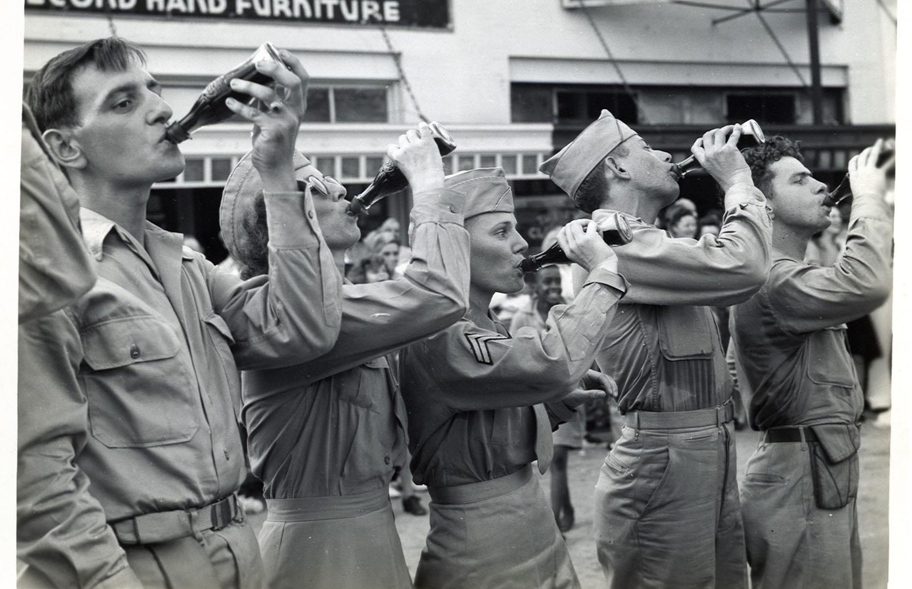 Troops were sent Coca-Cola as a matter of great importance