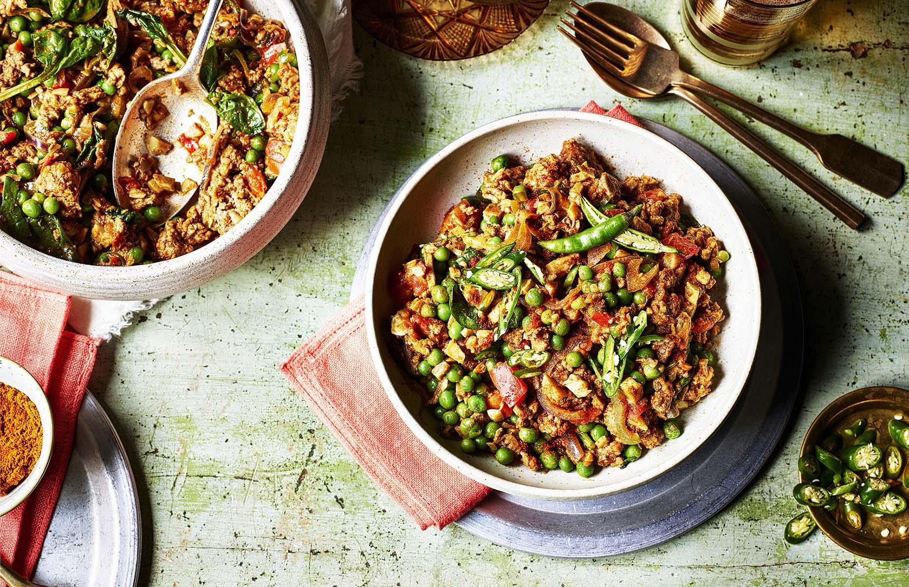 Beef keema curry