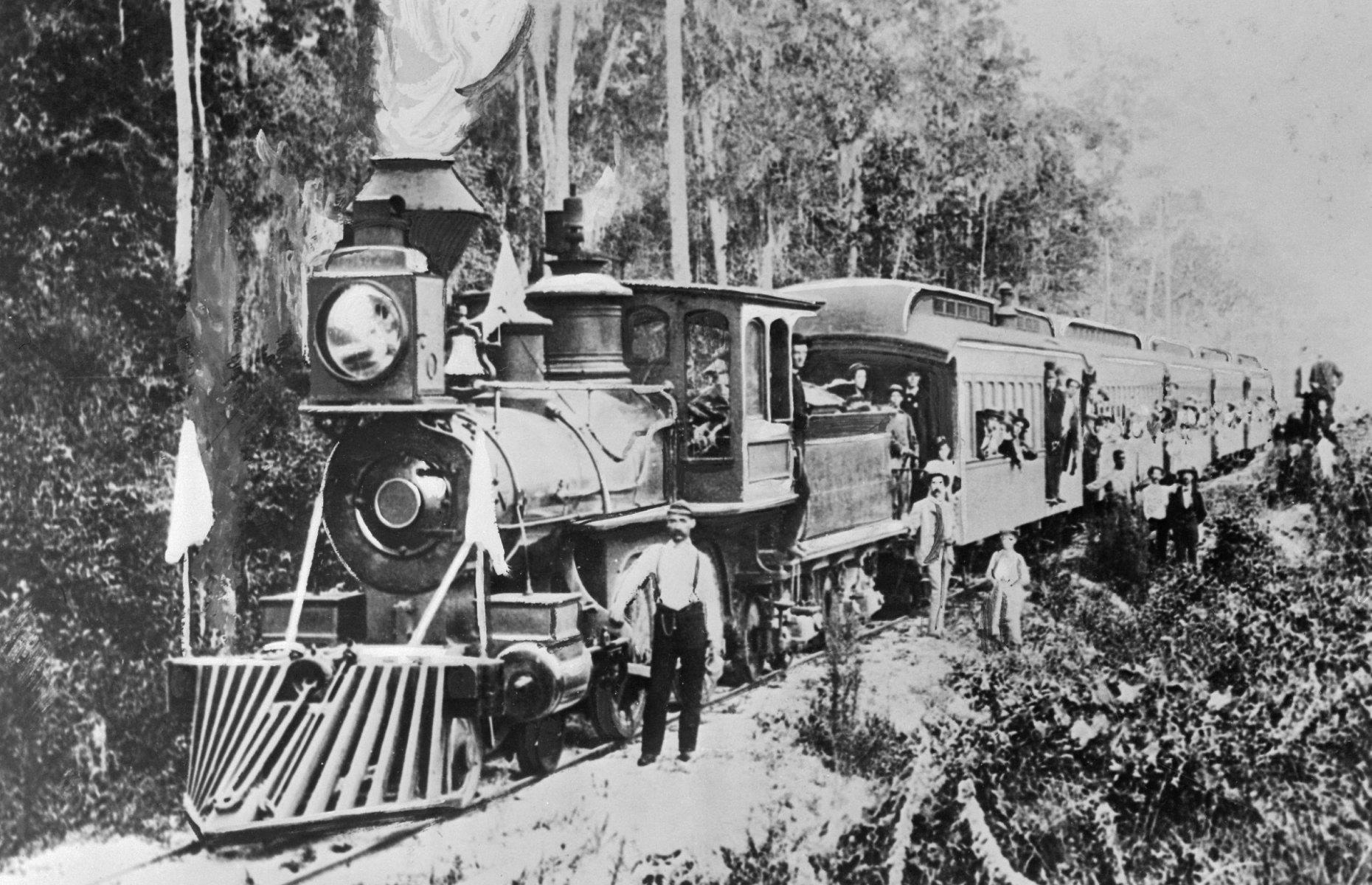 A train trip through time