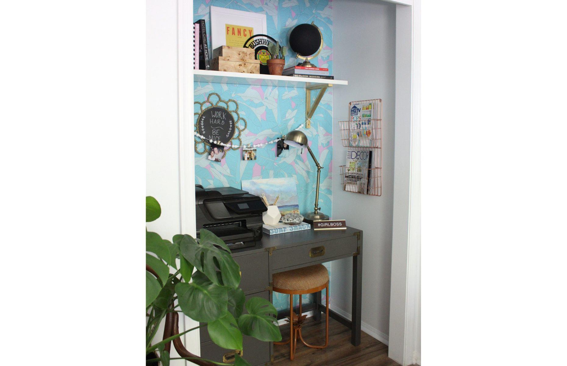 Chic office nook for an influencer
