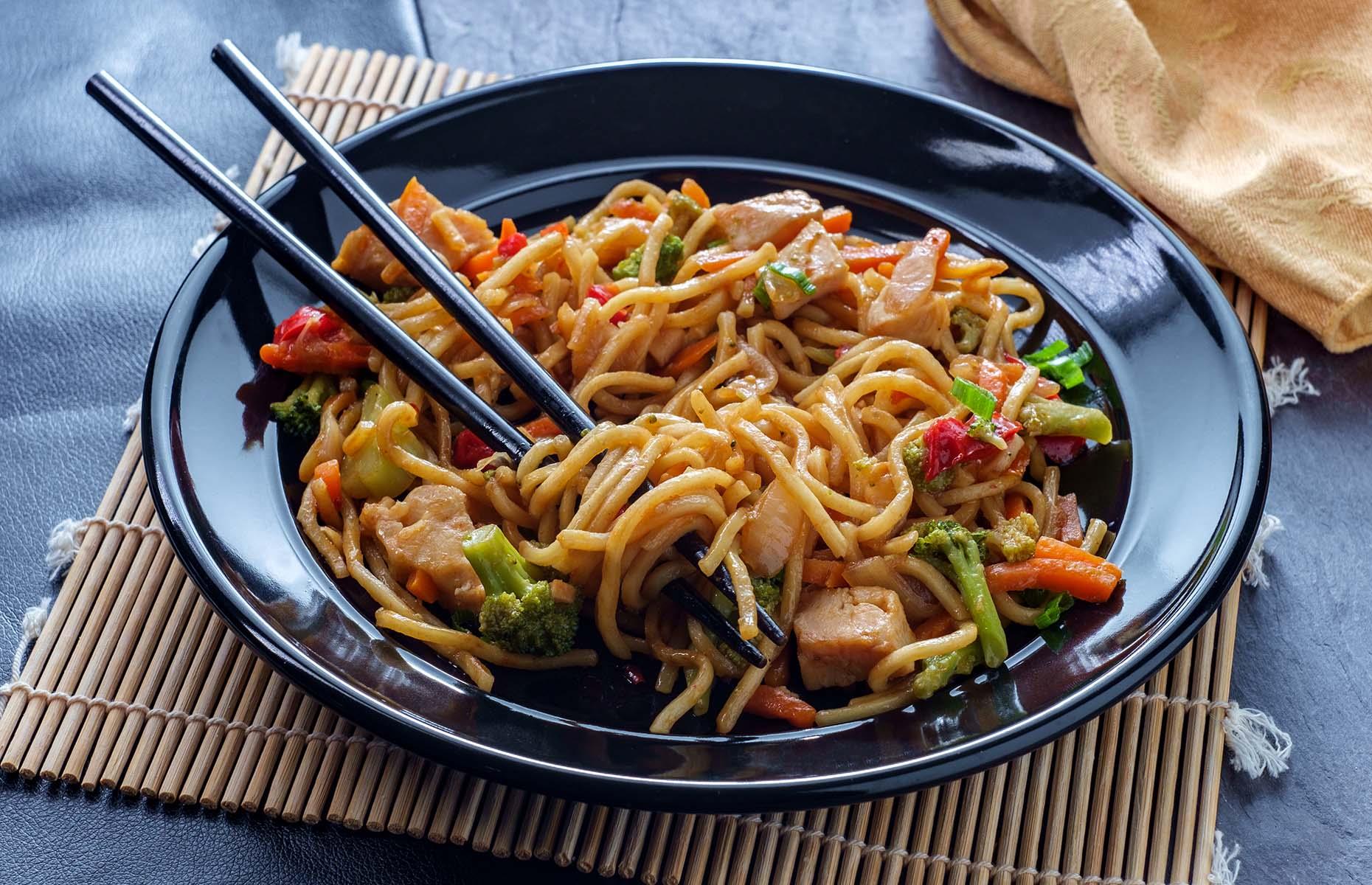 1. Chicken chow mein