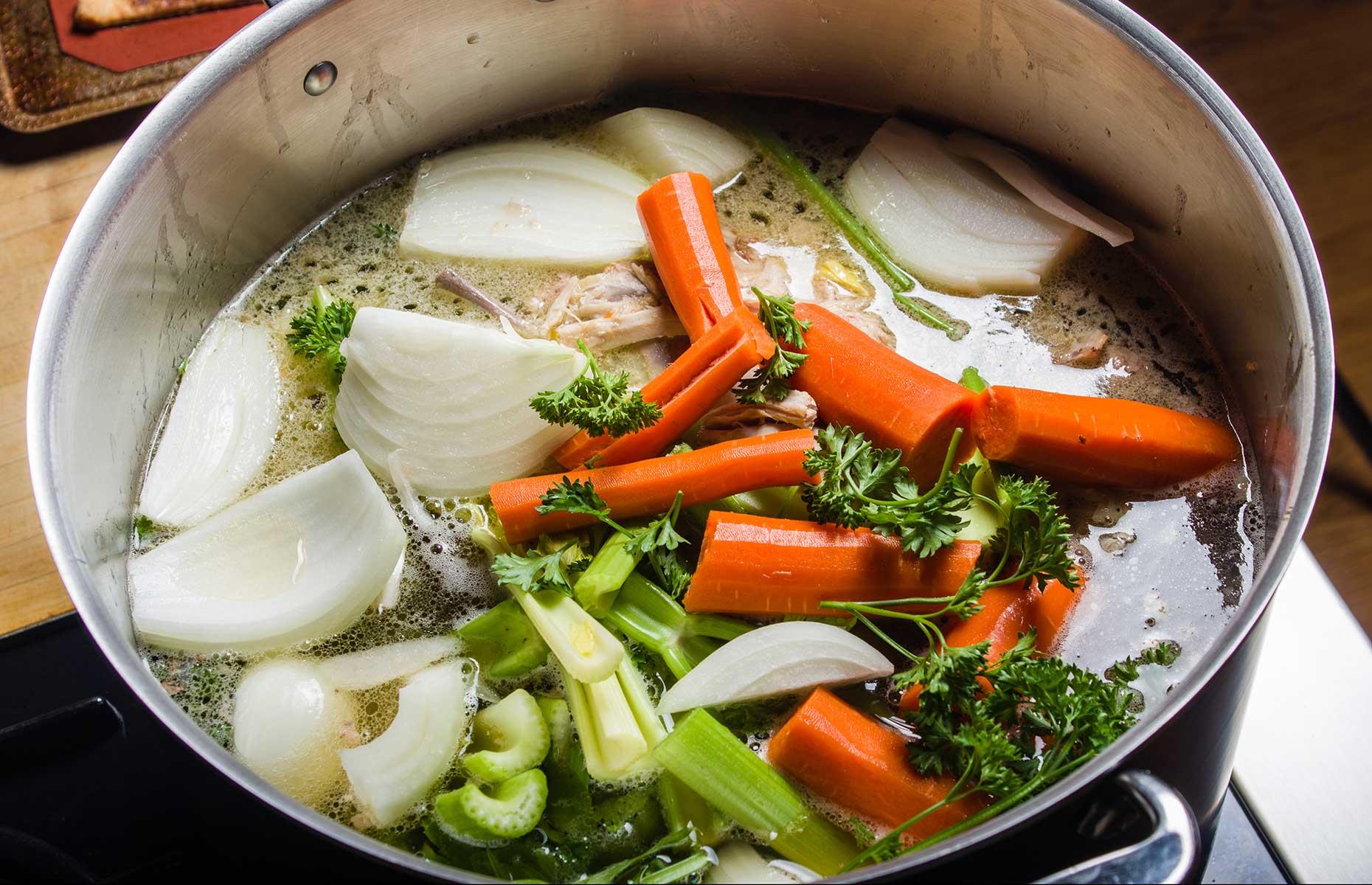 18. Save chicken bones for stock