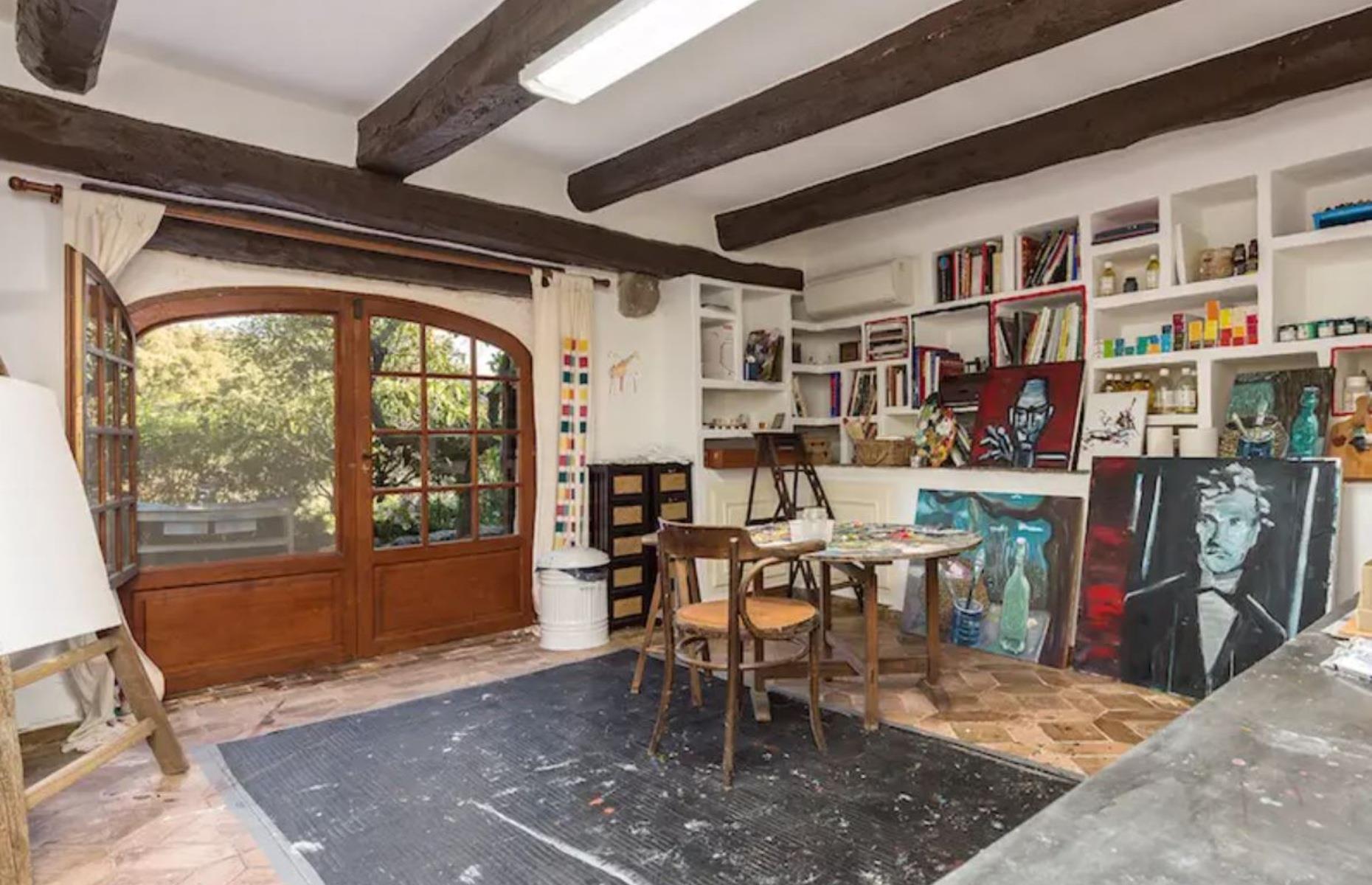 The beautiful art studio