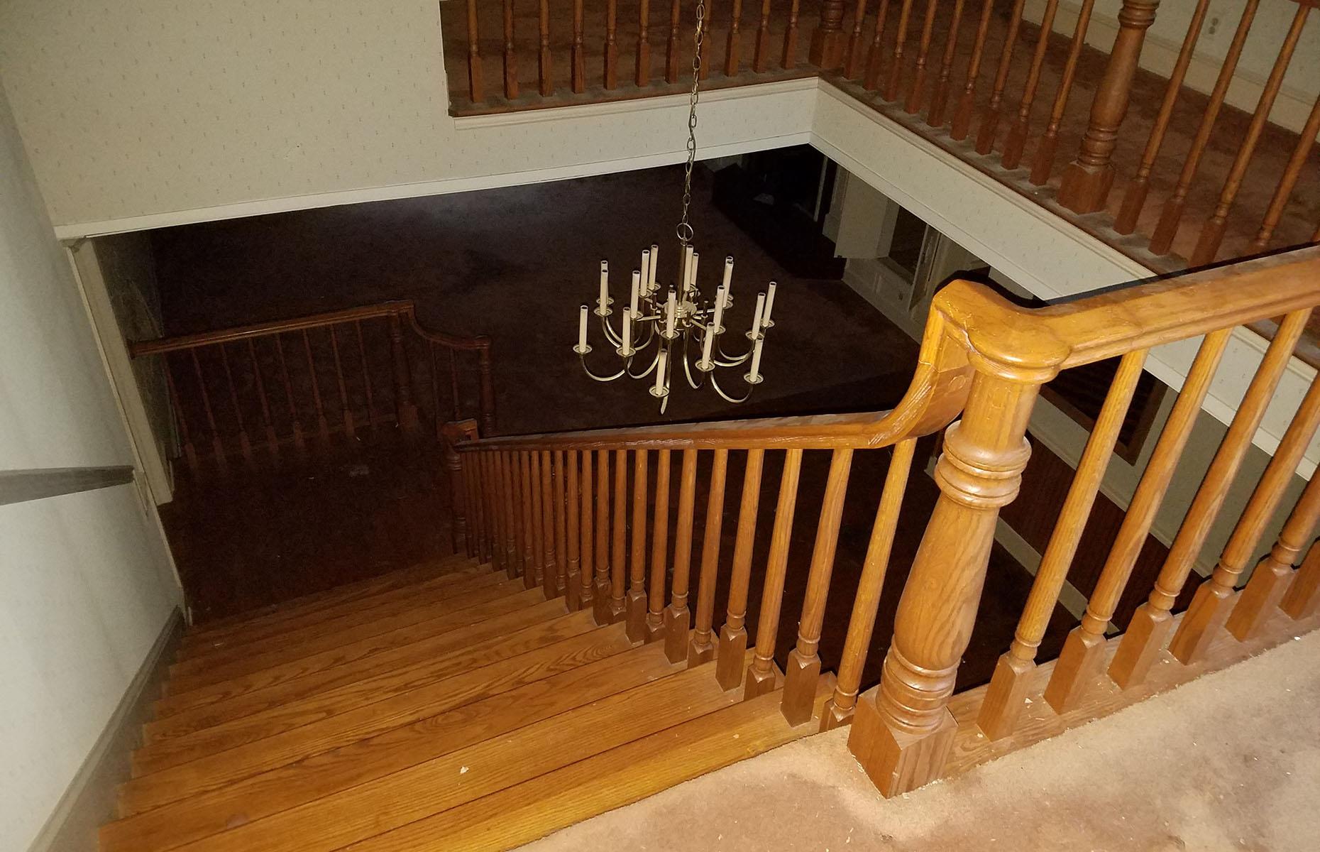 Before: the hallway