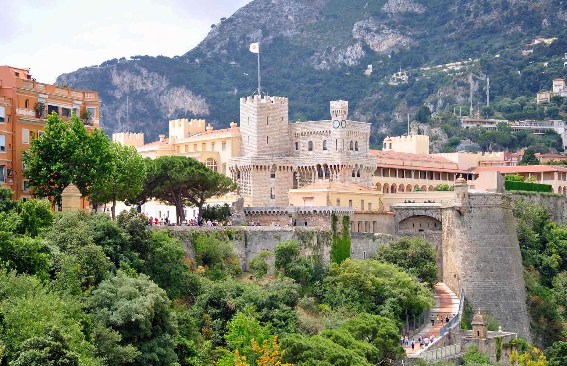 Der Fürstenpalast in Monaco