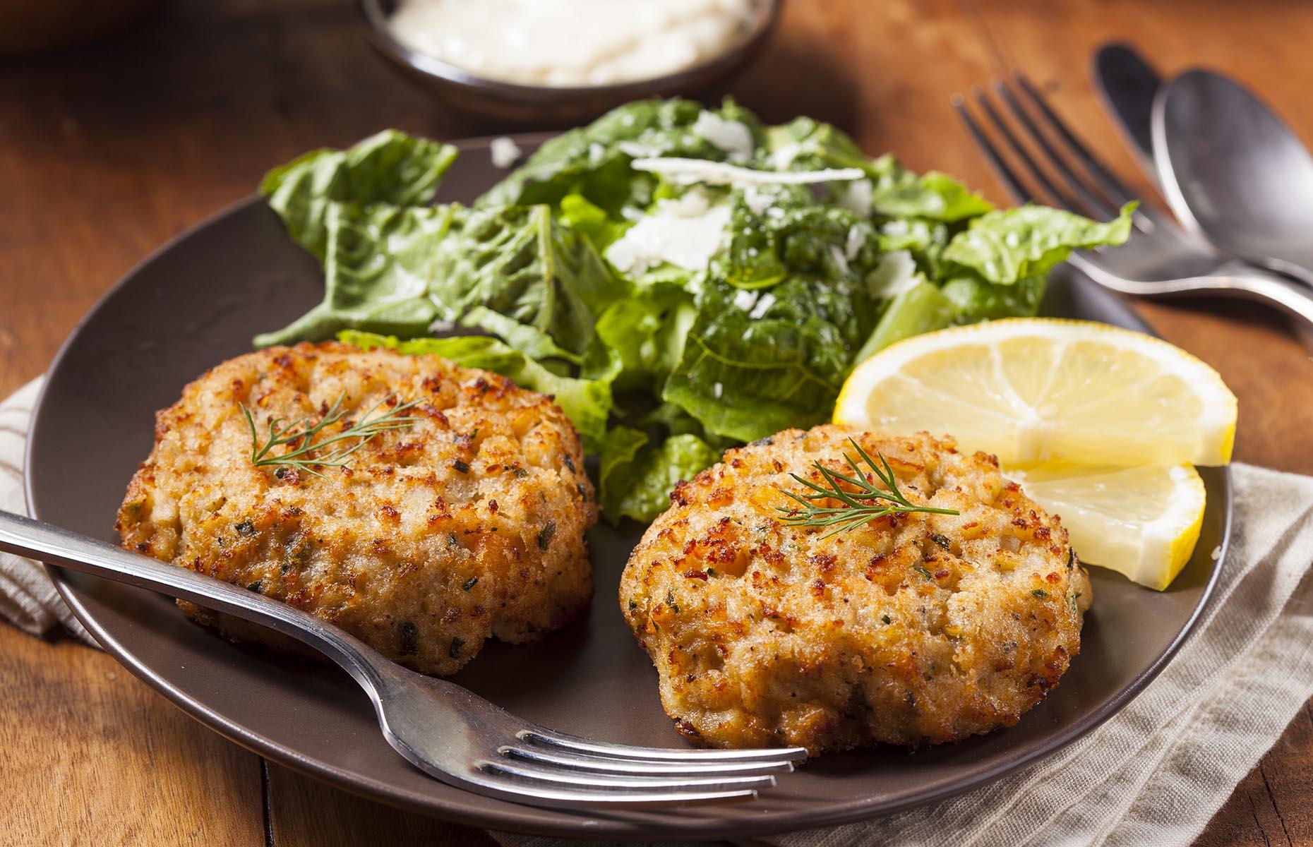 25. Crab cakes
