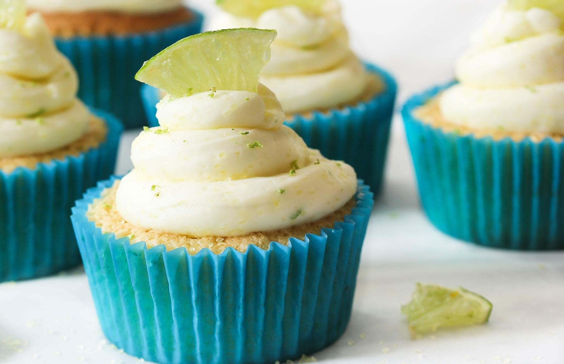 Key lime cupcakes