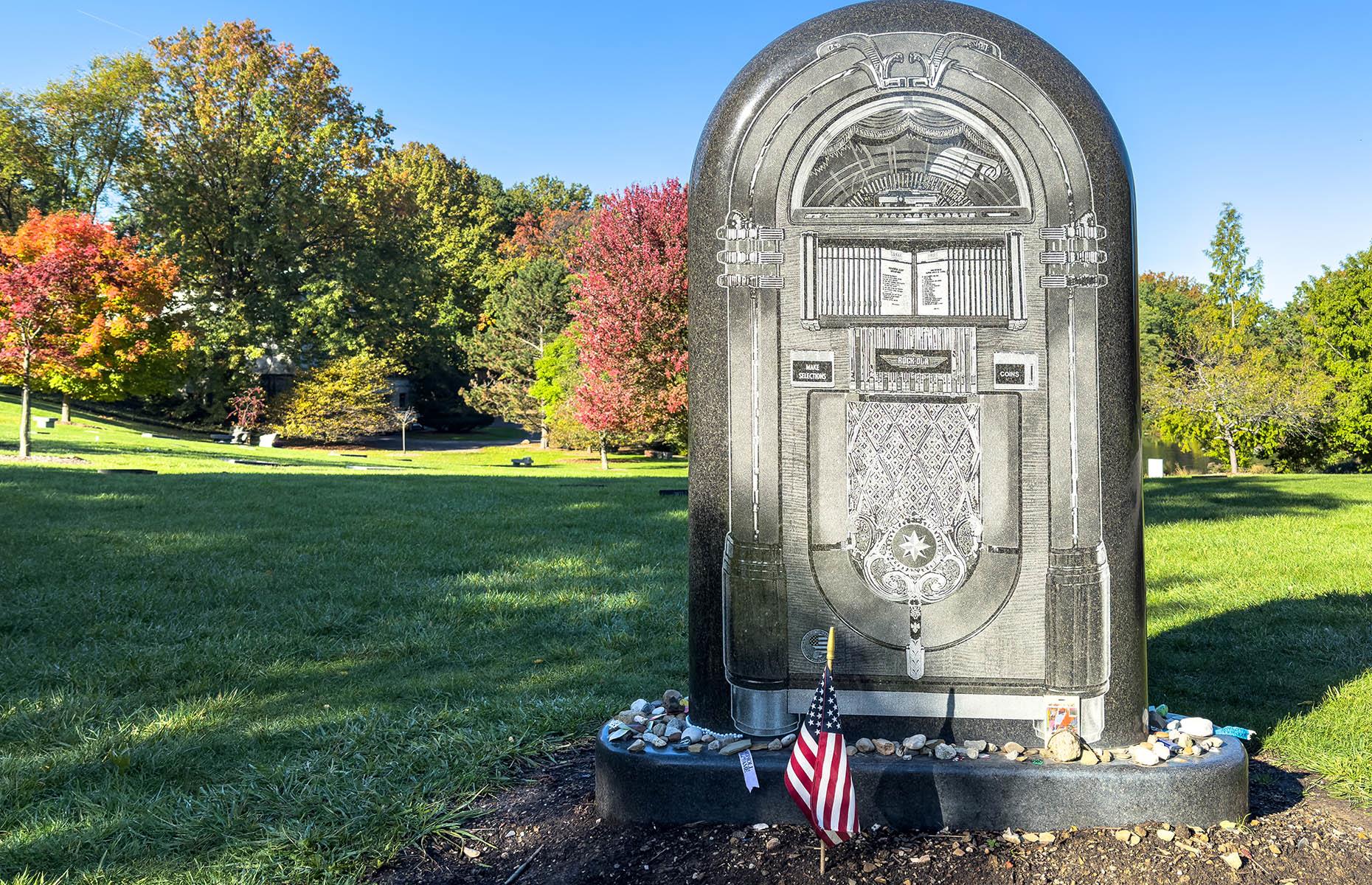 It's the final resting place of Mr Rock and Roll