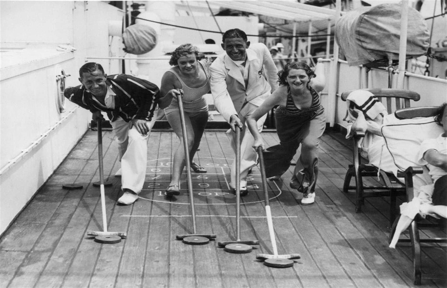 1933: SS Lapland's games deck