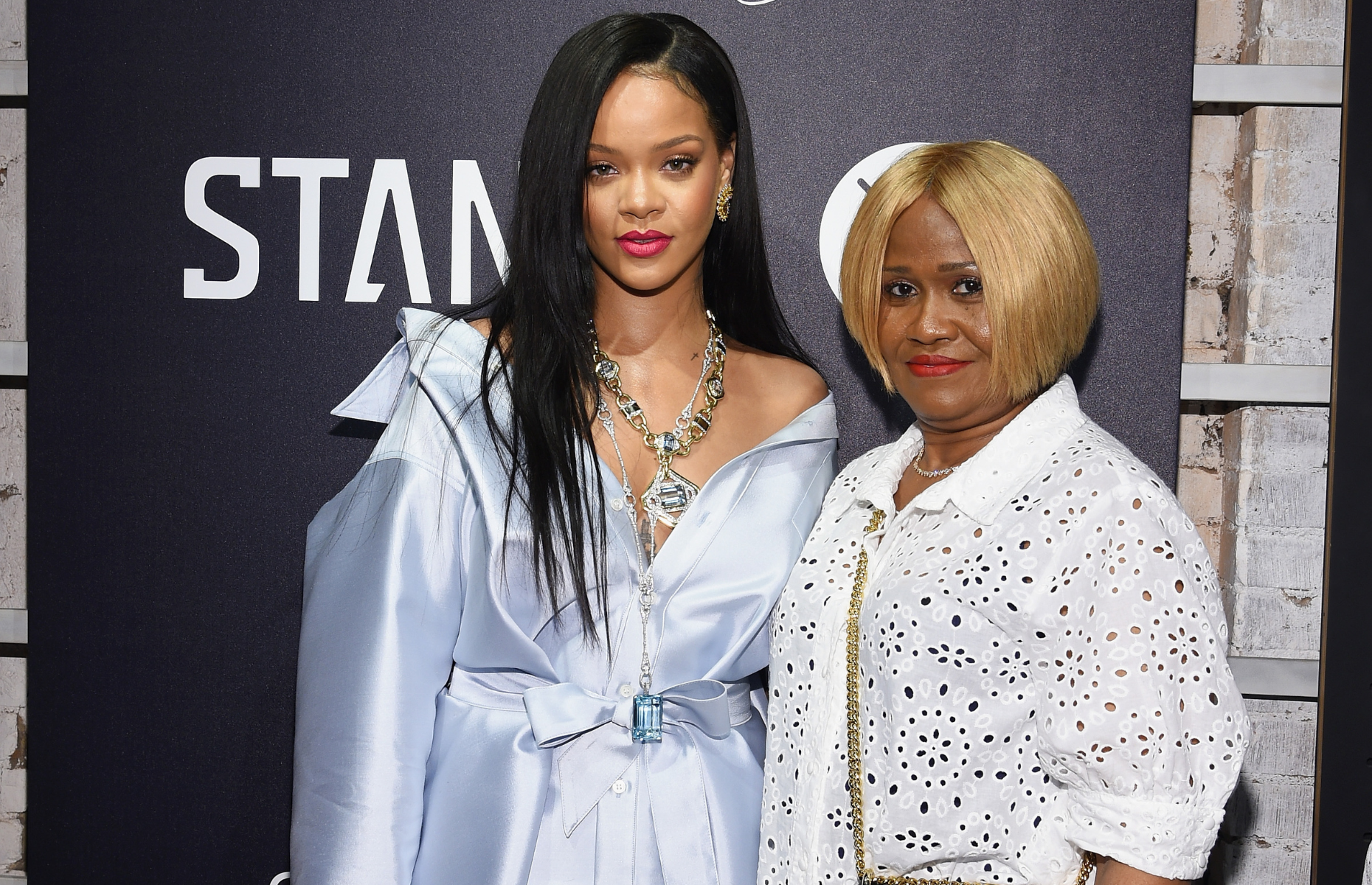 Rihanna and her mother, Monica Braithwaite