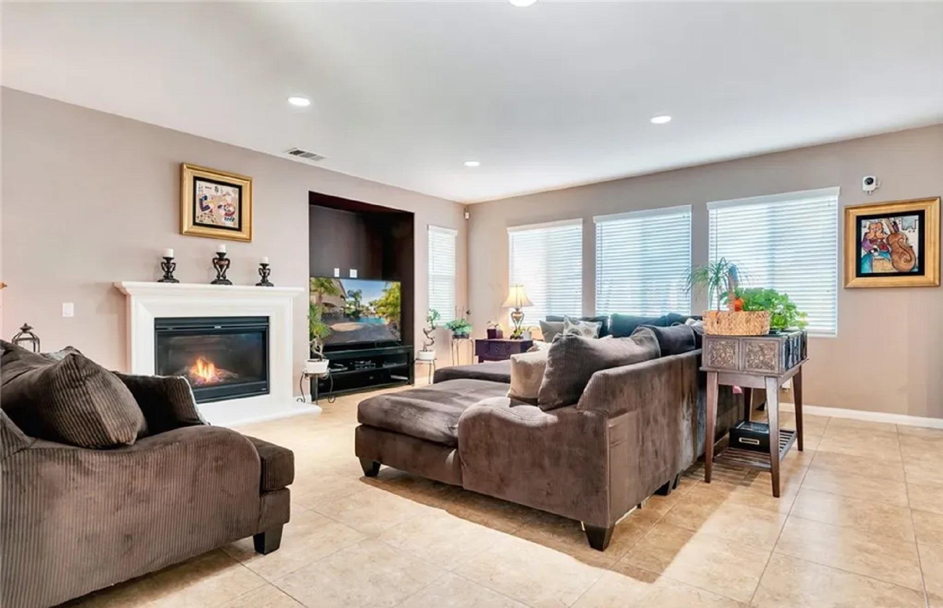 Spacious family rooms