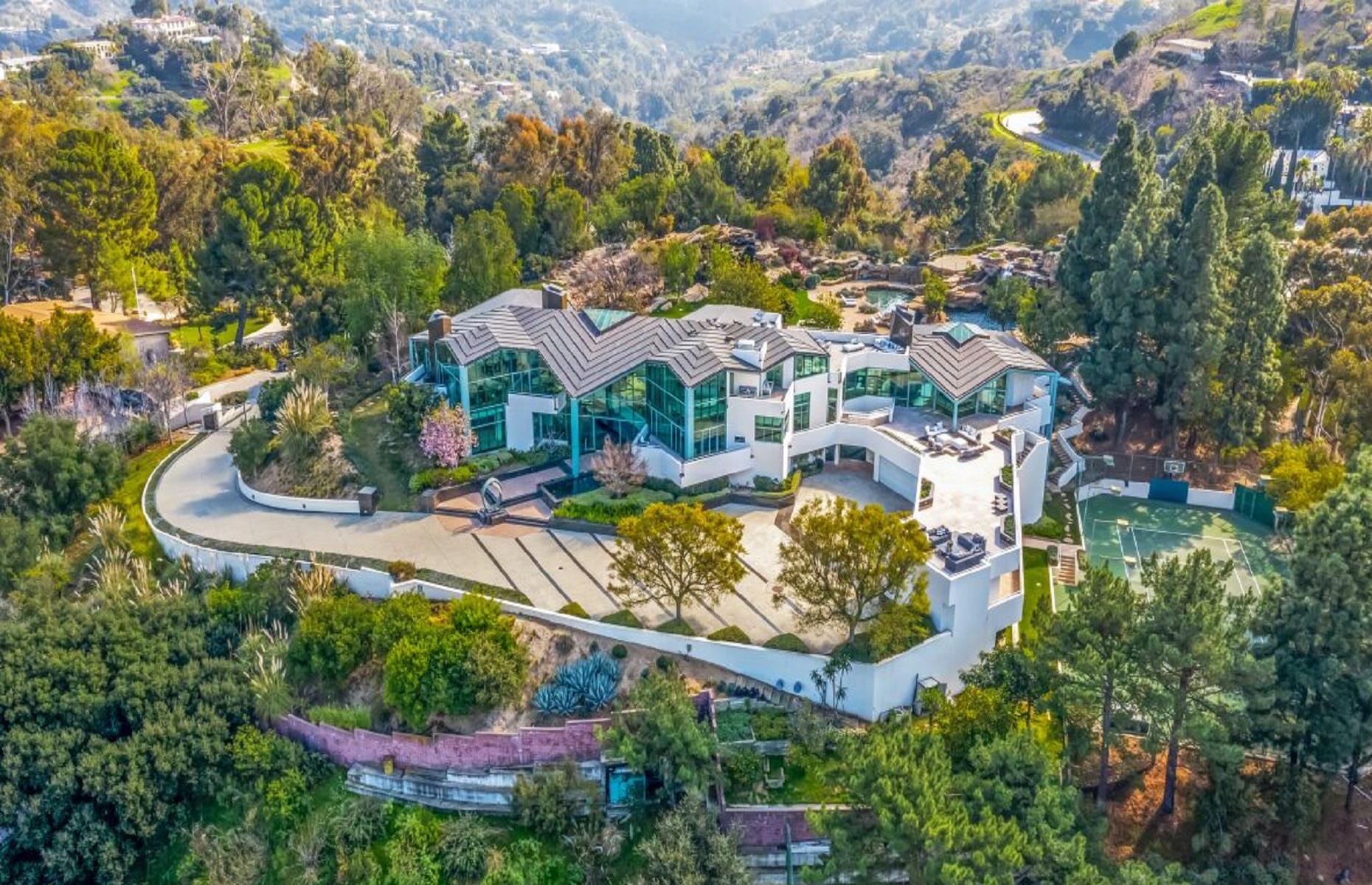 Pharrell's extravagant Beverly Hills glass mansion