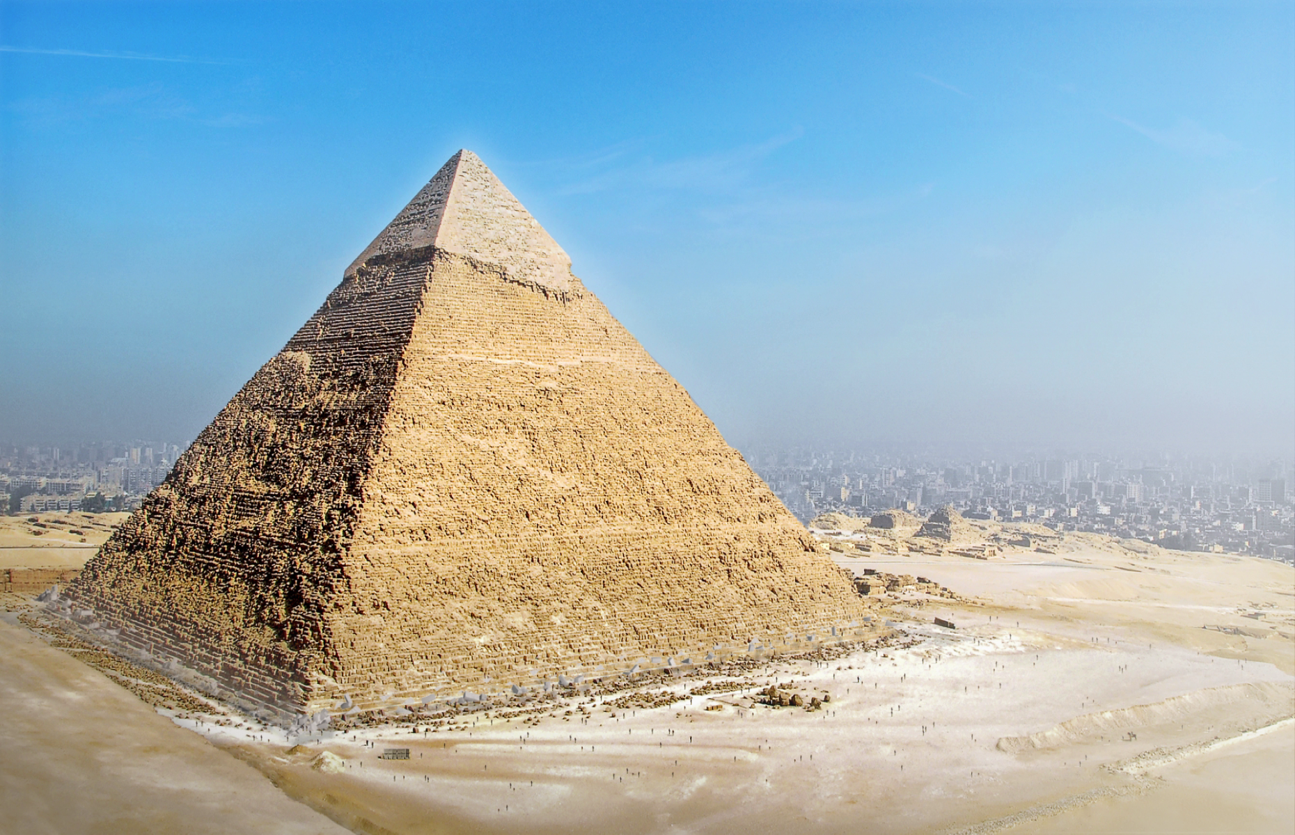 Heute: Pyramiden von Gizeh, Ägypten