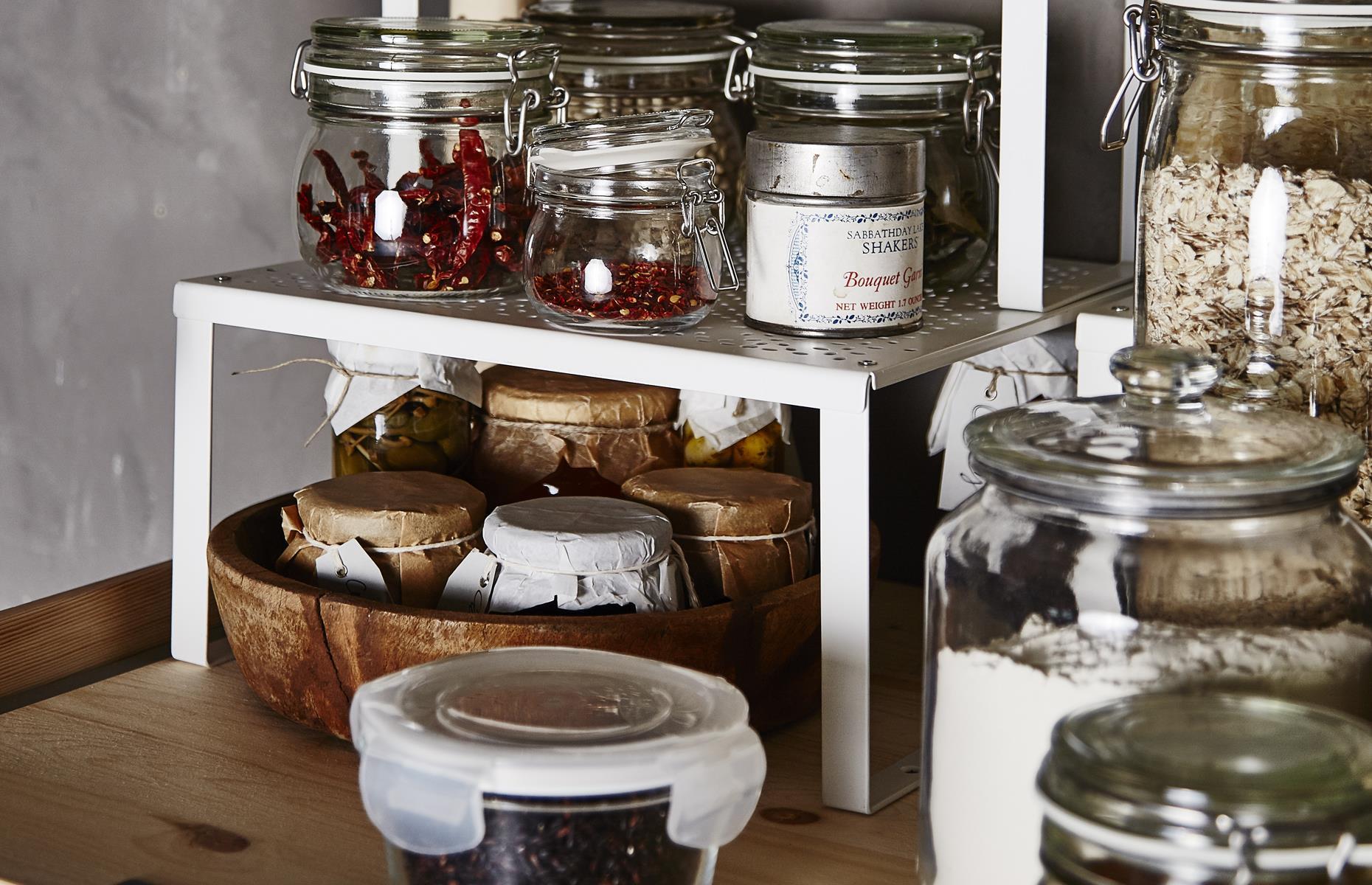 Add pantry storage for dry goods