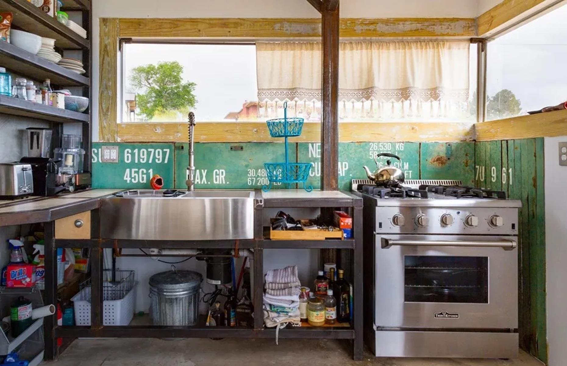 Shipping container home, Texas, USA