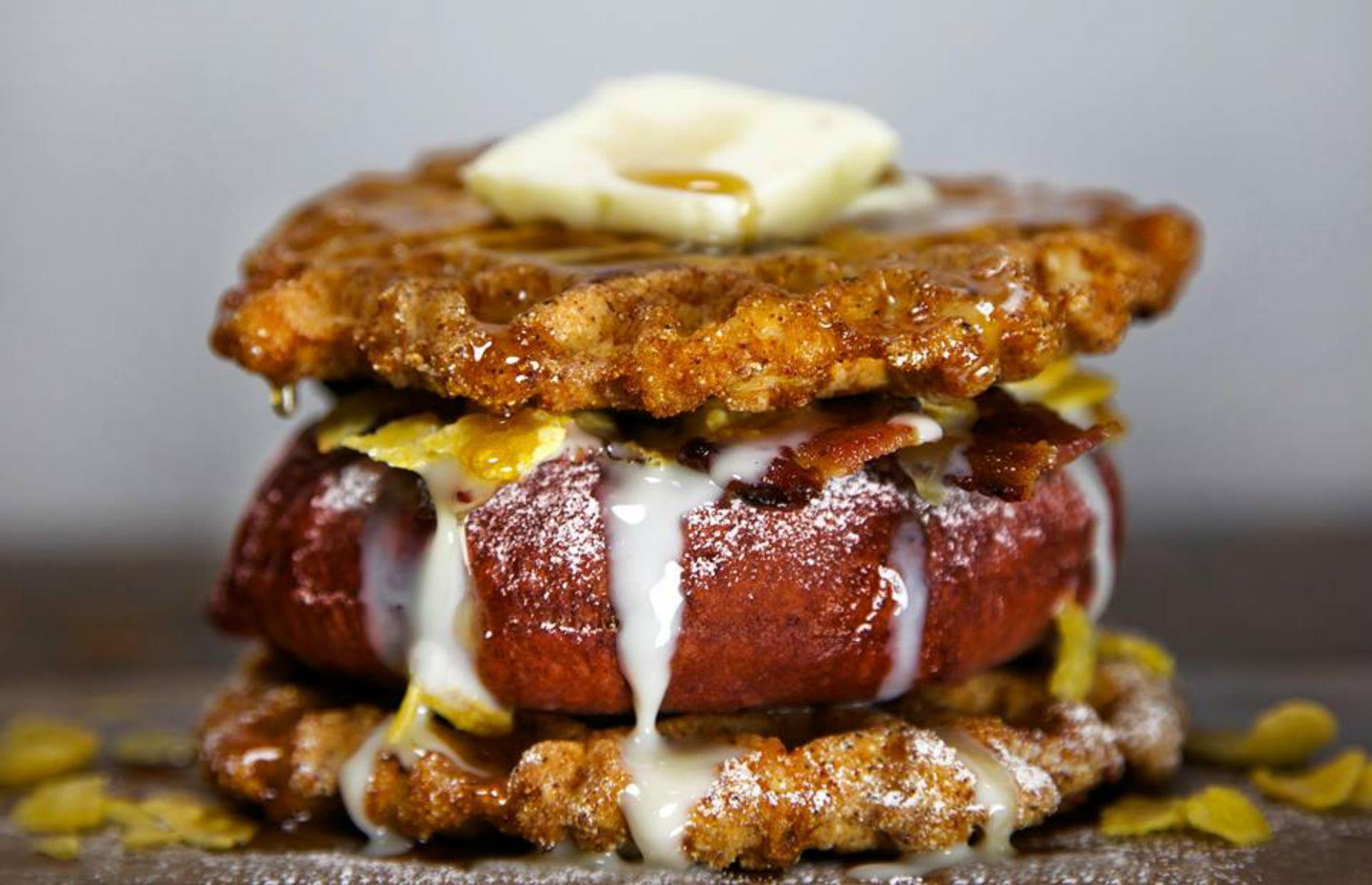 Dessert burger