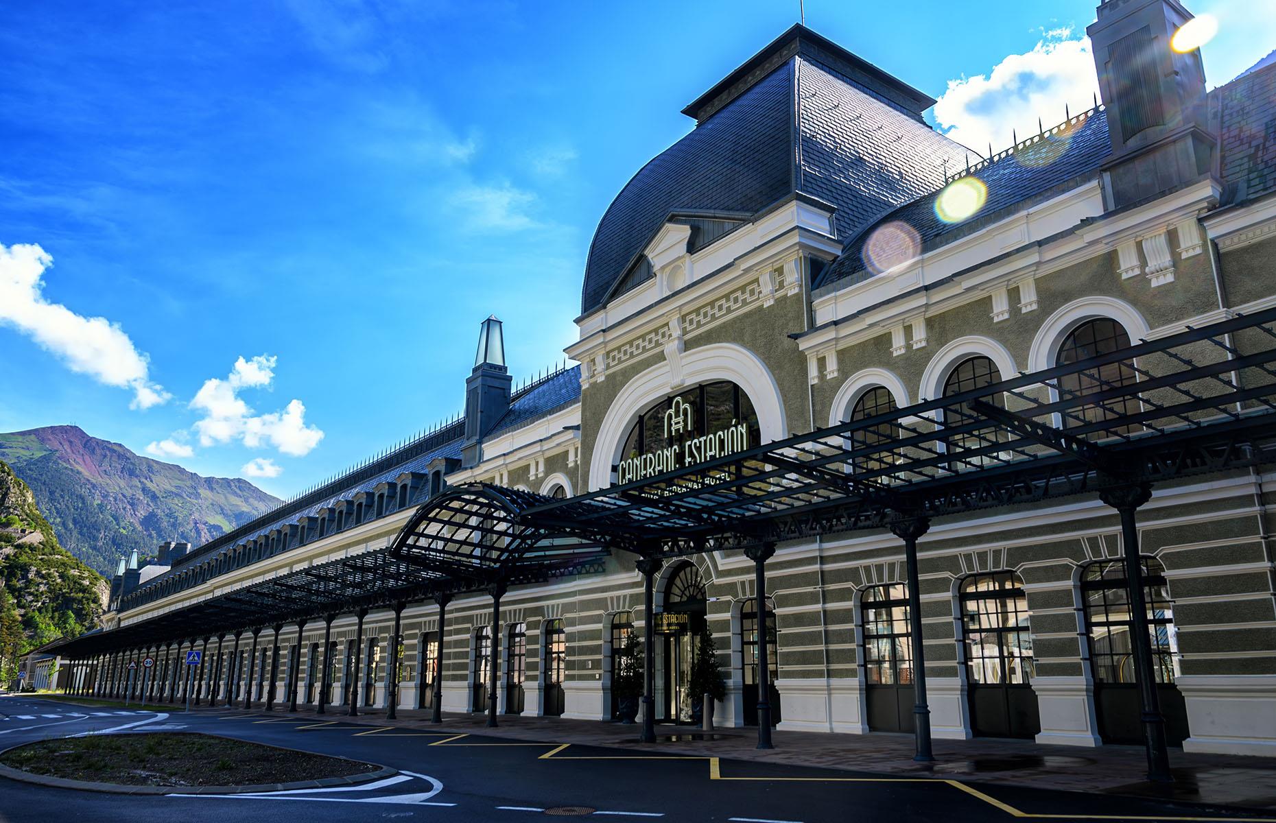 Now: Canfranc International Railway Station, Spain