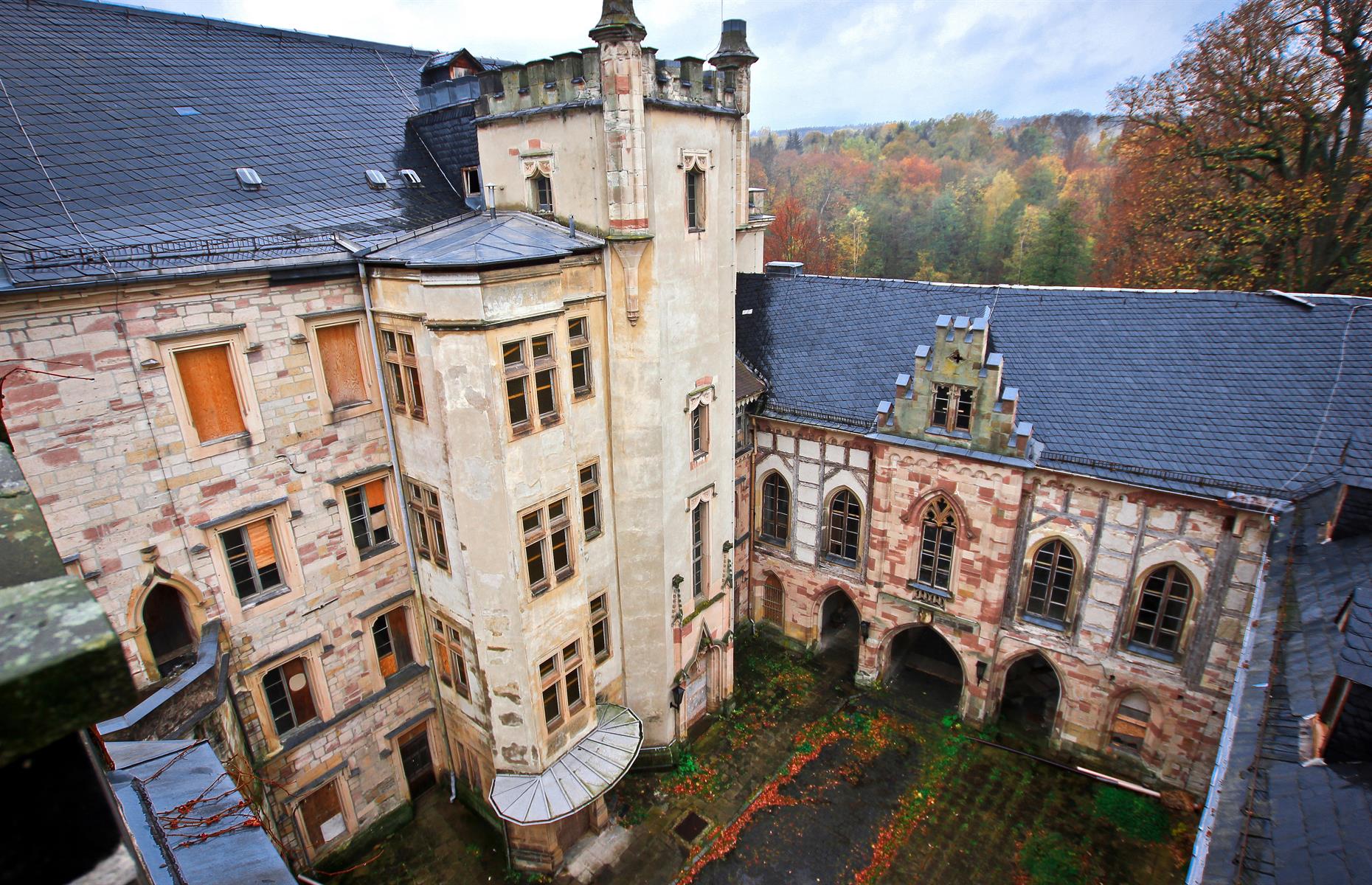 Schloss Reinhardsbrunn, Thüringen, Deutschland