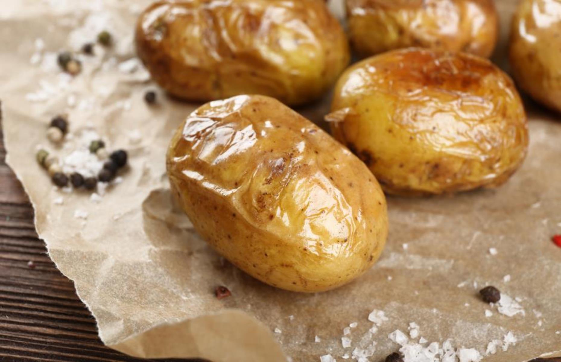 Make speedy baked potatoes in the microwave