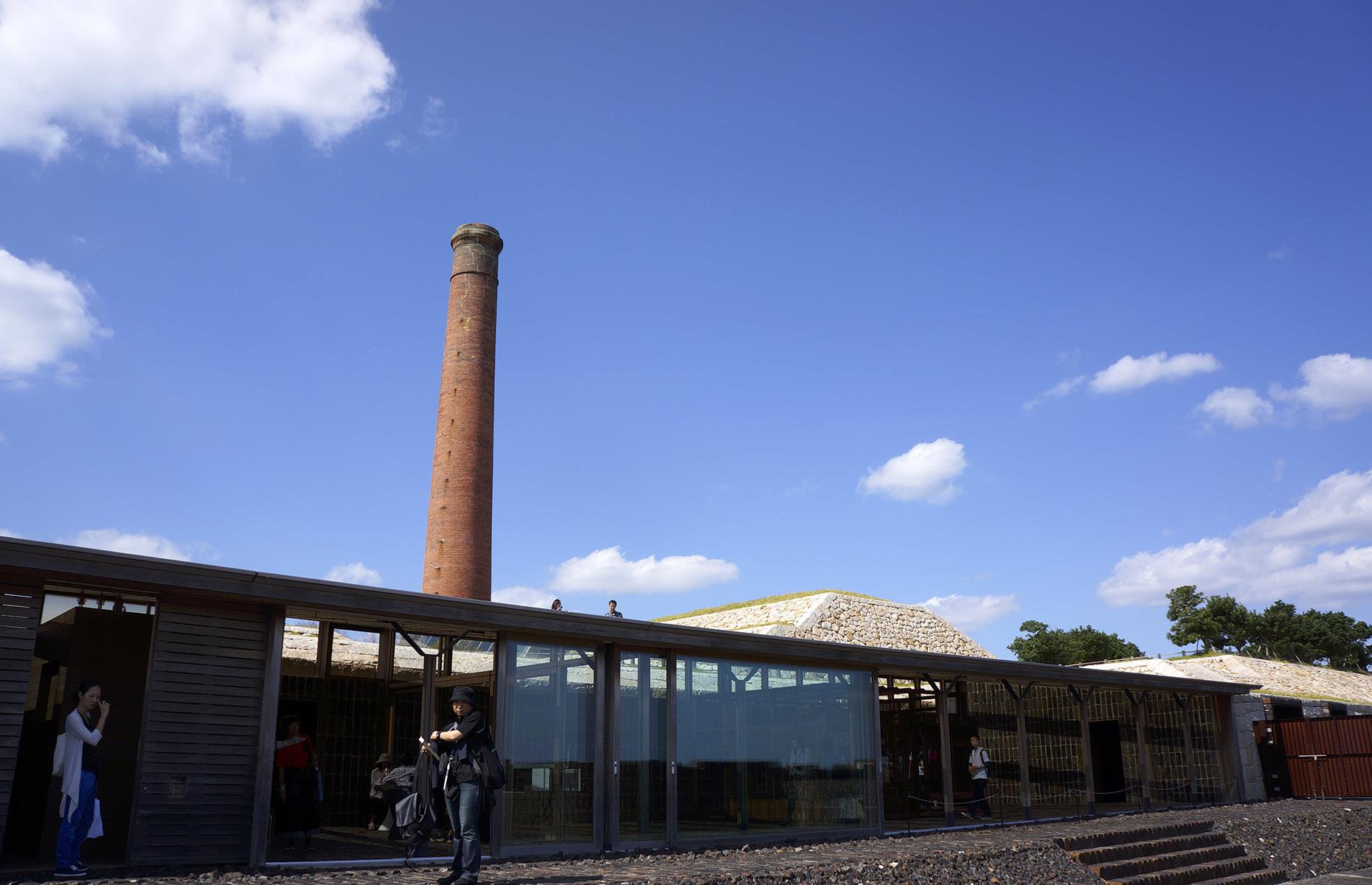 Now: Inujima copper refinery, Okayama Prefecture, Japan