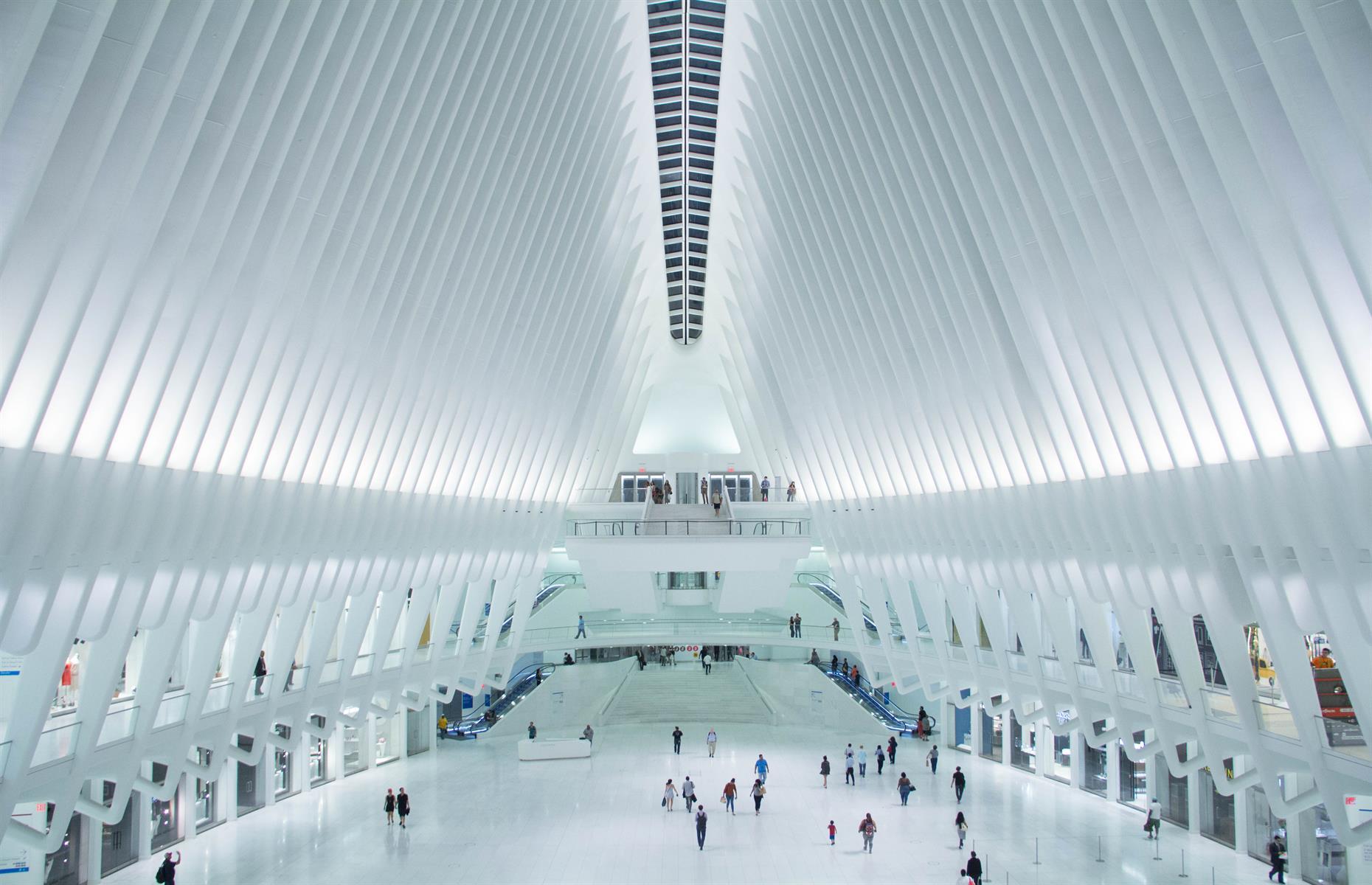 Oculus World Trade Center transit hub, US