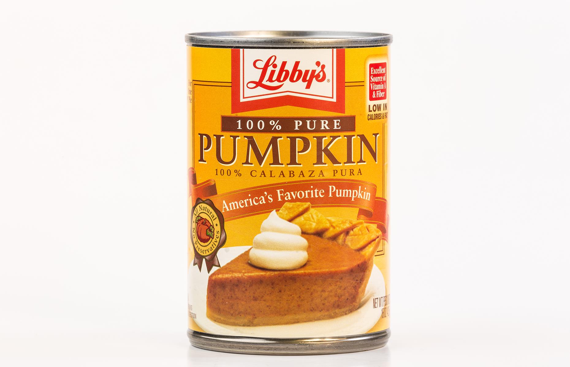 1. Choose canned pumpkin for the best pie filling