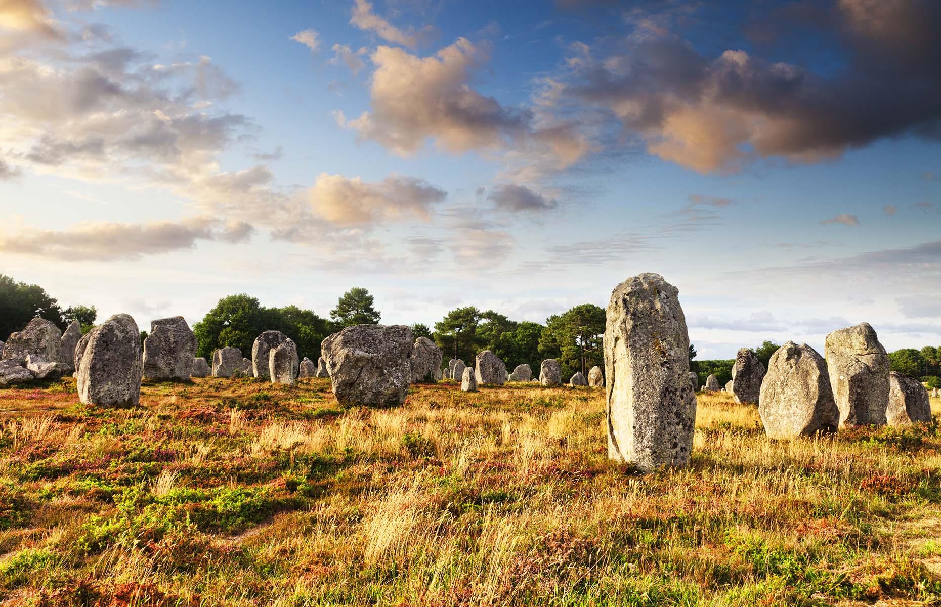 Carnac stones, Brittany