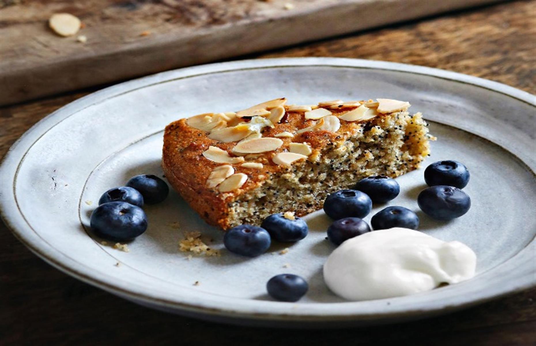 47. Seedy almond cake