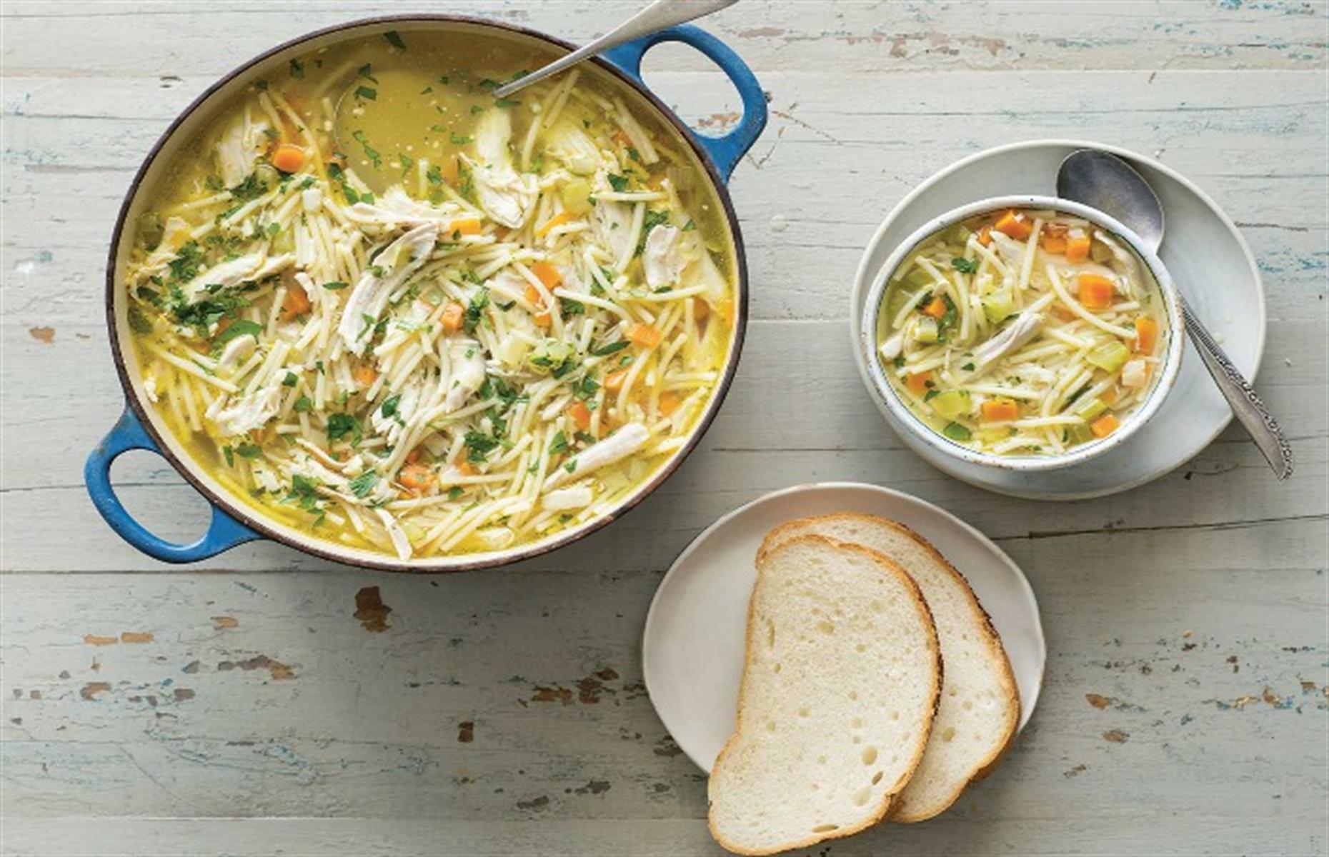 55. Chicken noodle soup
