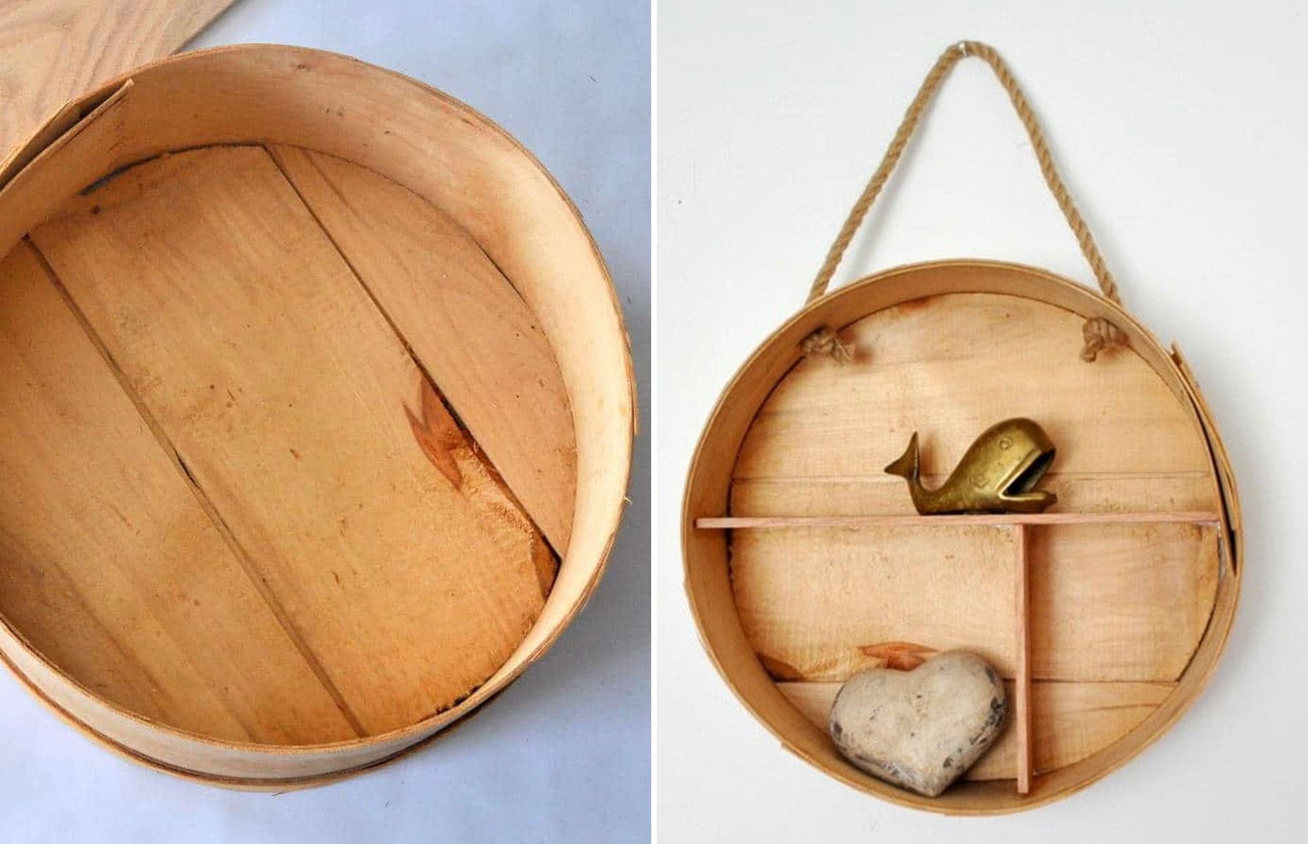 Cheese box shelf