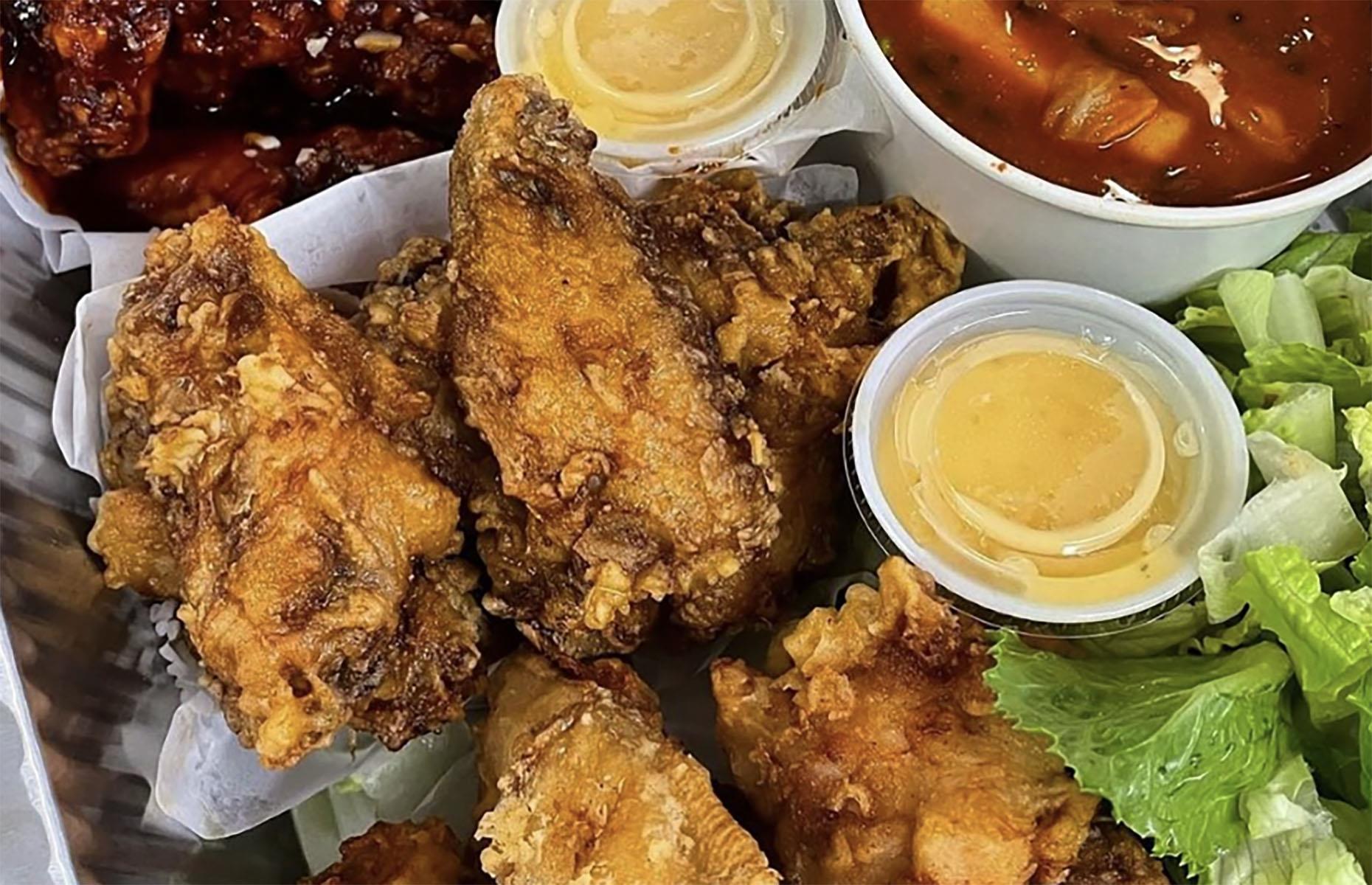 Hawaii: honey shoyu wings, Good Chicken, Honolulu