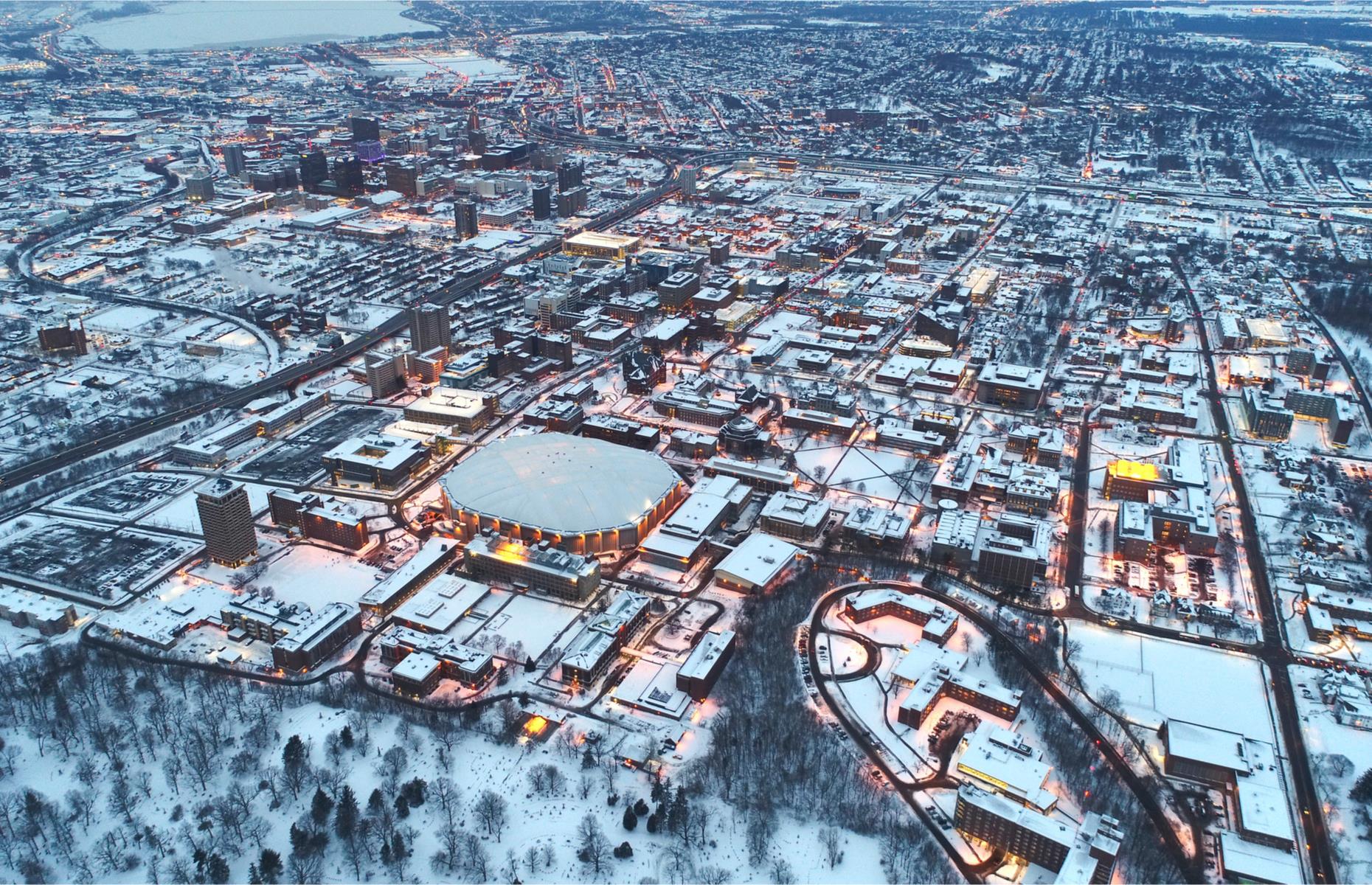 Syracuse is the snowiest city 