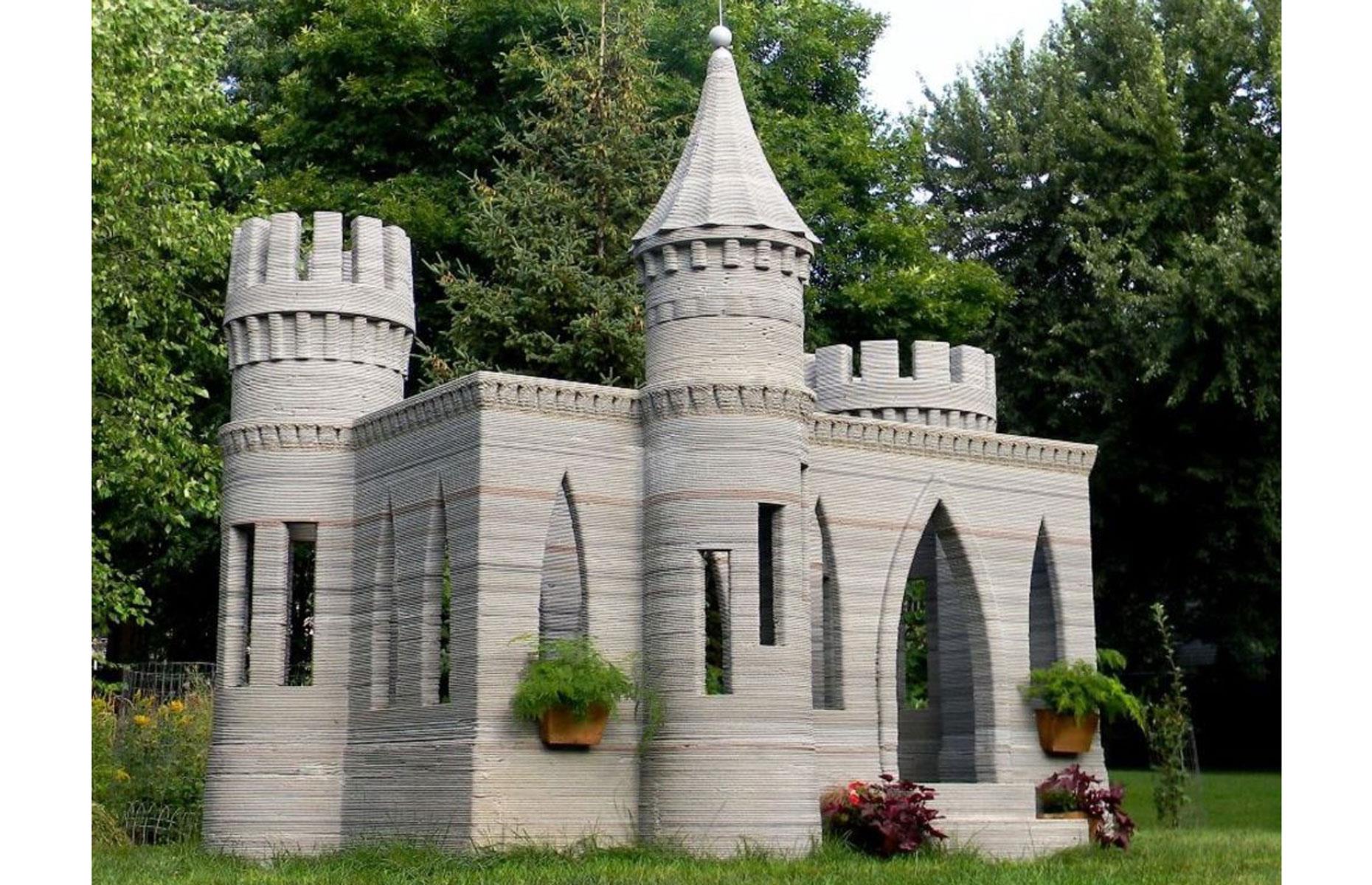 3D-printed castle 