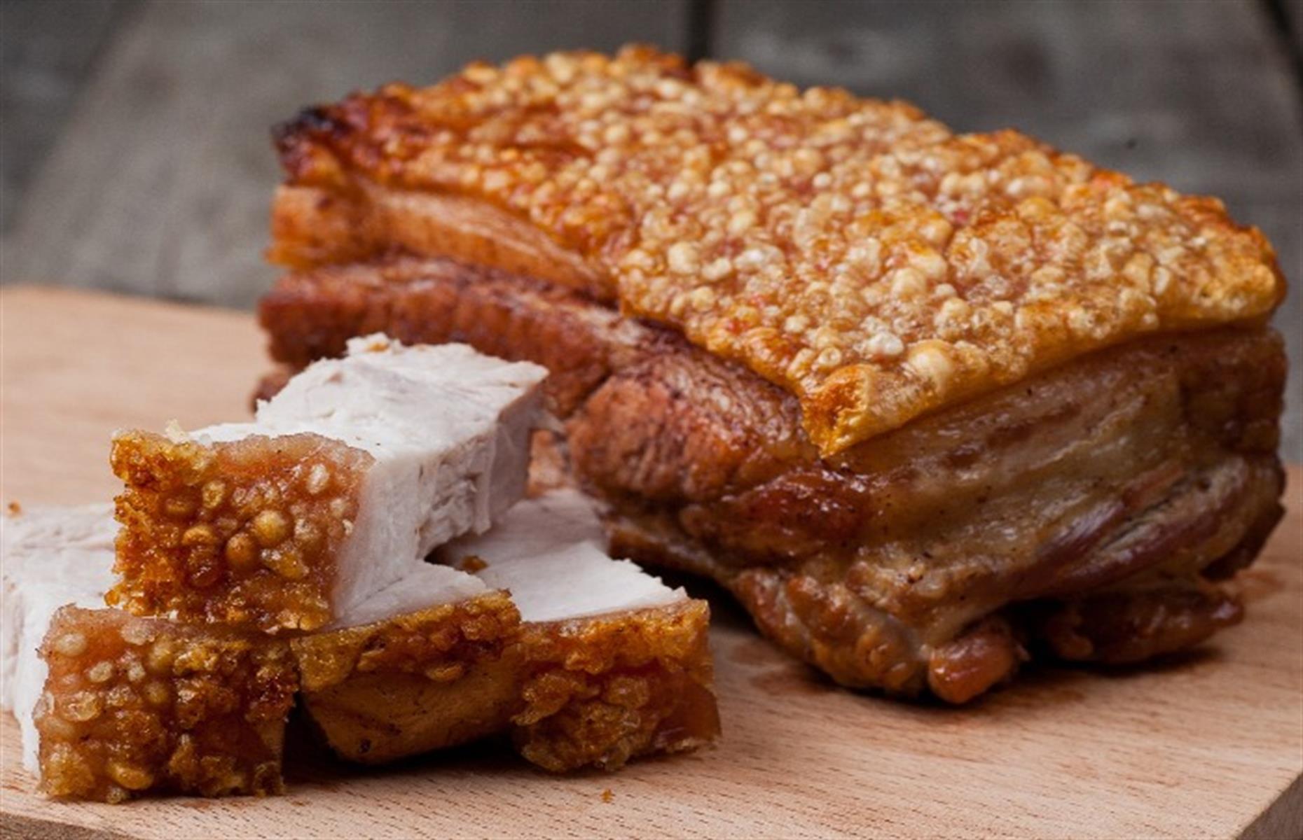 Roasted pork belly