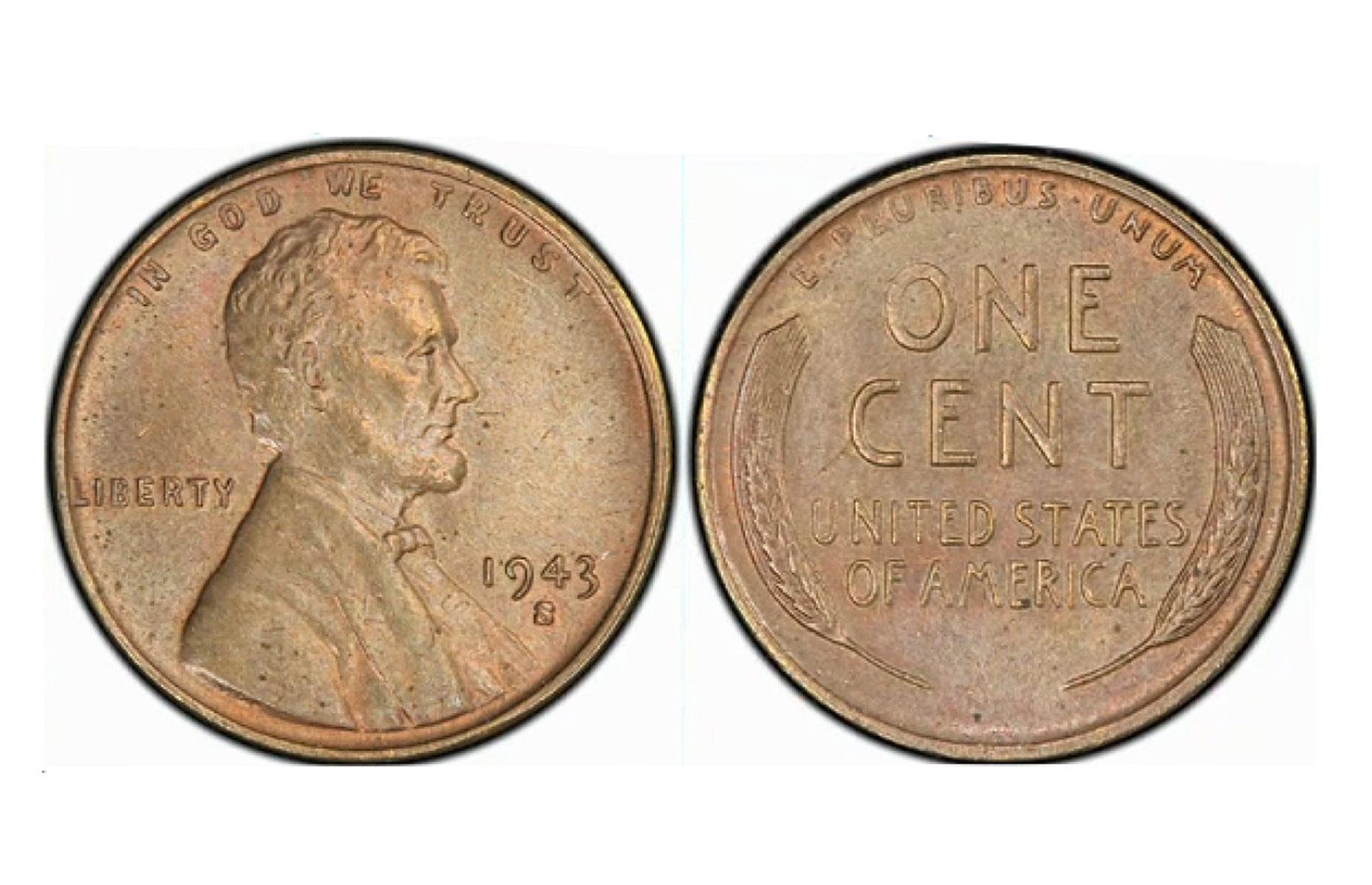 1943 copper penny 