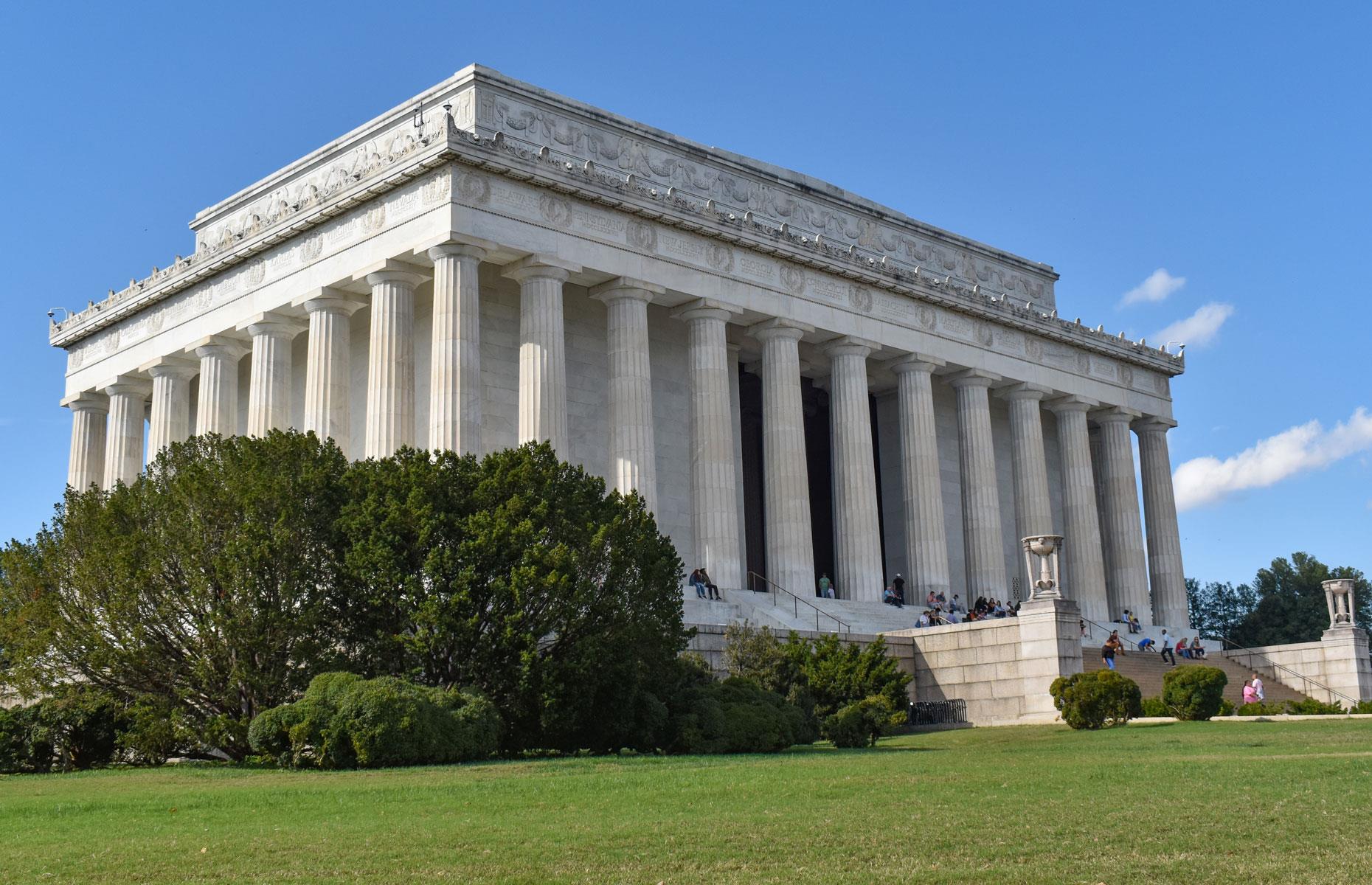 Das Meisterwerk: das Lincoln Memorial, Washington D.C., USA