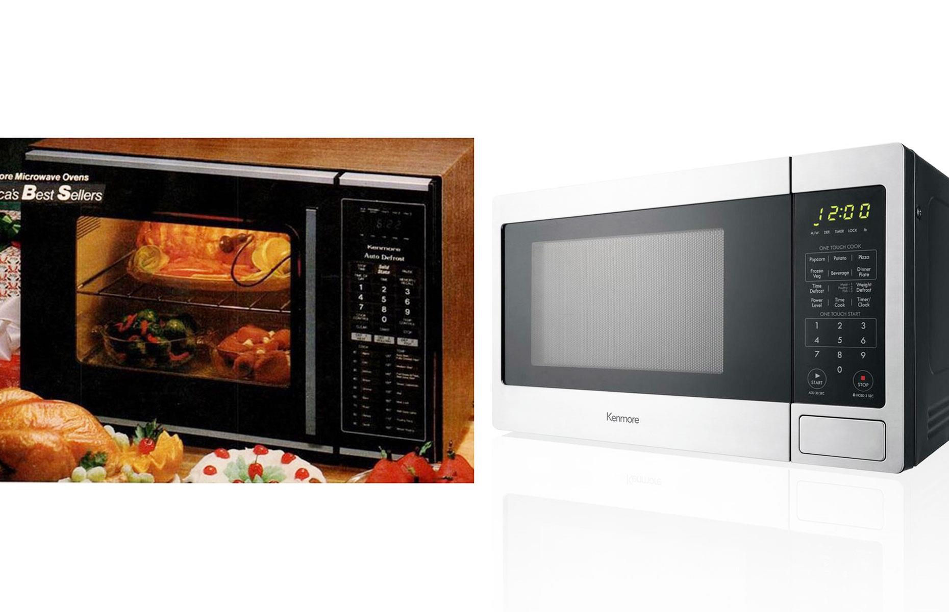 Kenmore 0.9 cubic-feet microwave oven: 938% more expensive in 1984