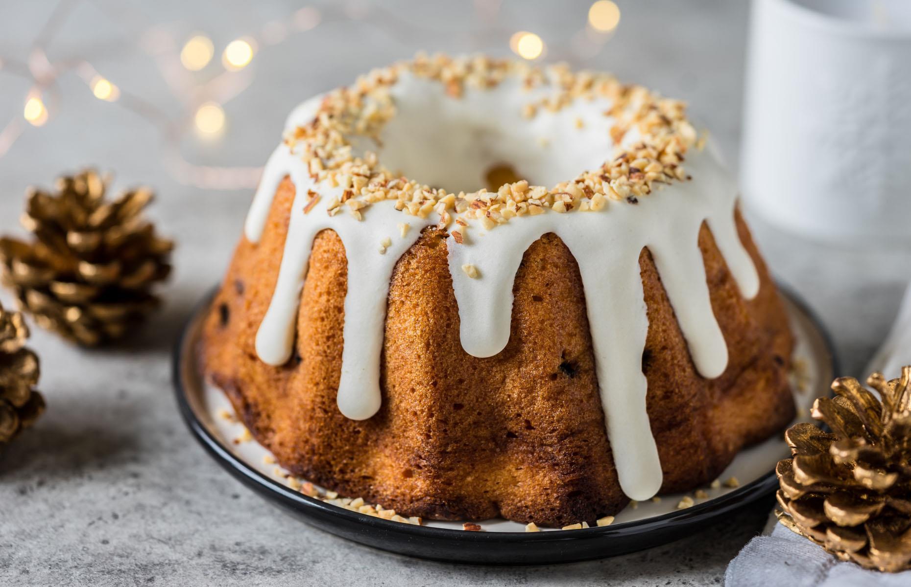 41. Rum and raisin cake