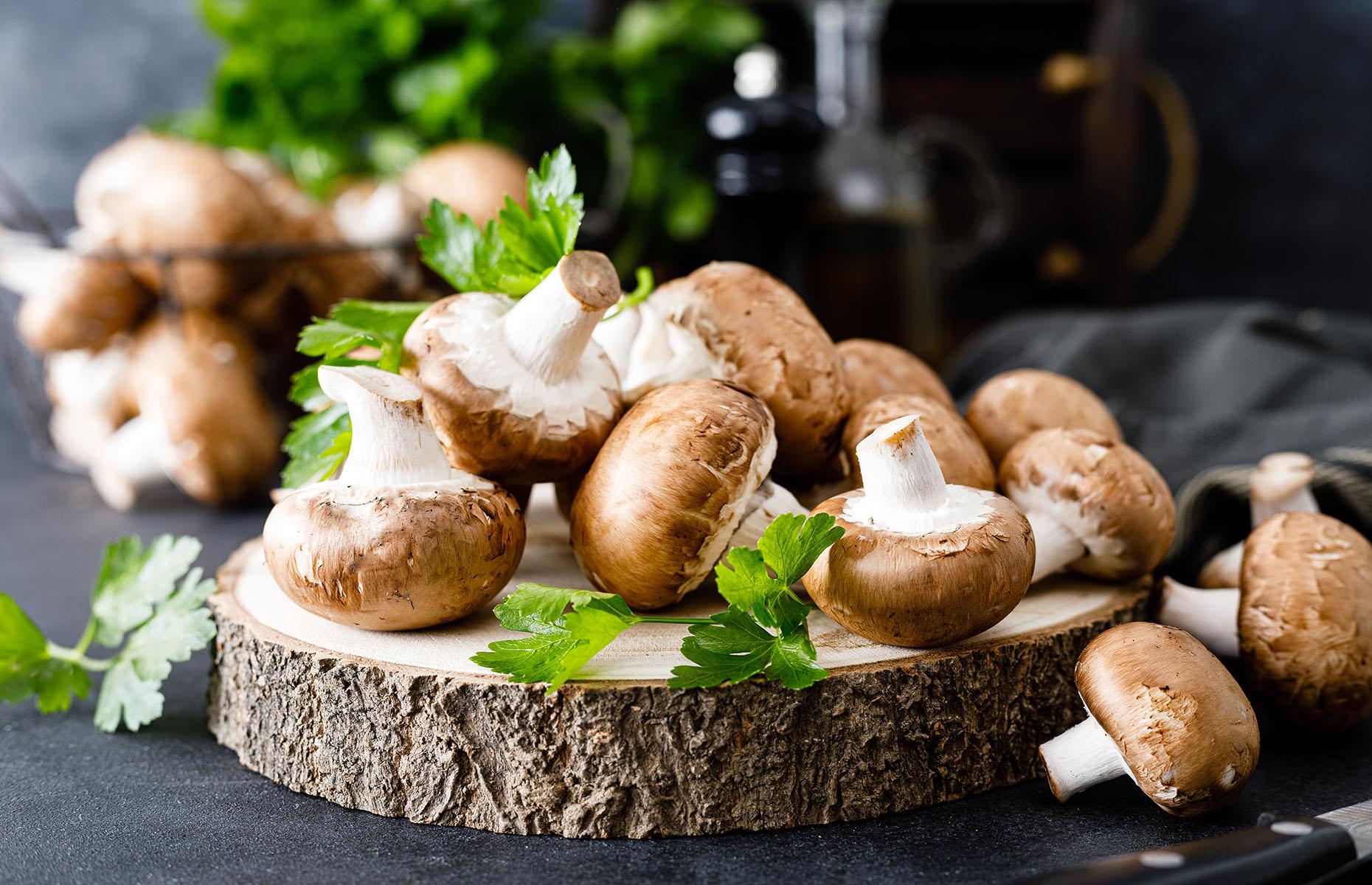 10. Maggots in mushrooms