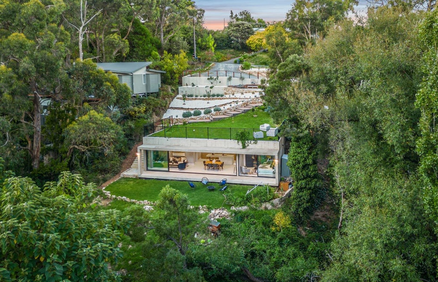 Modern underground home, South Australia, Australia